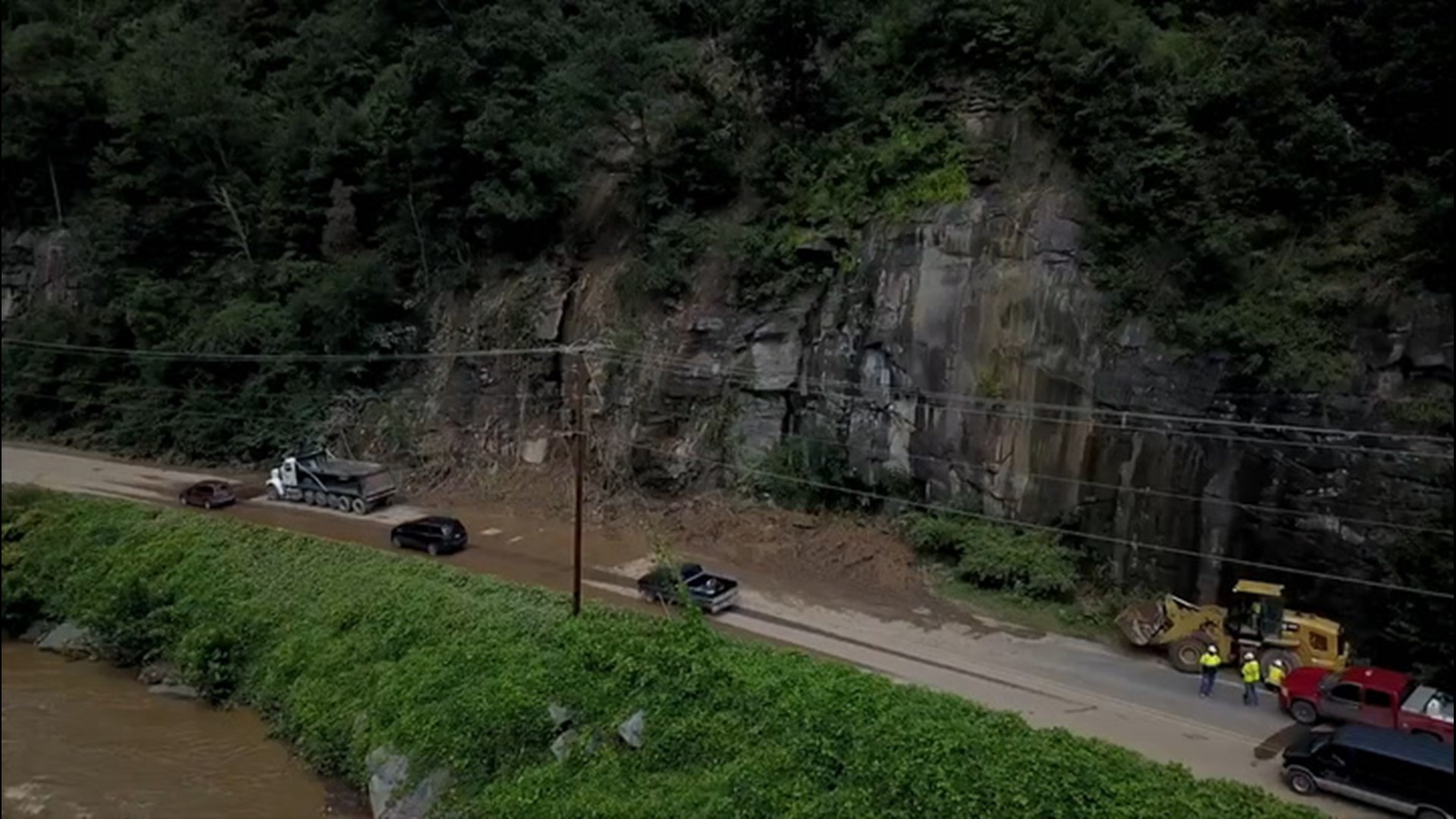 Cleanup after a mudslide