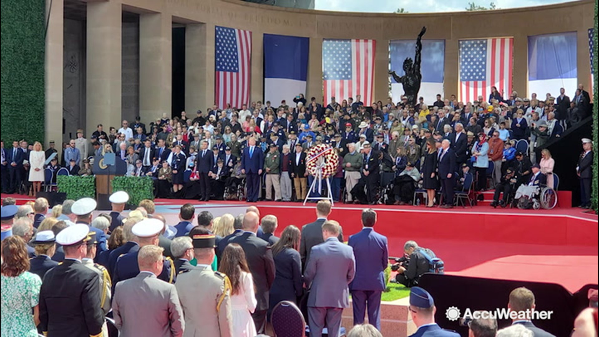 On June 6, 1944, the Allies invaded the beaches of Normandy, France in order to help liberate the country from Nazi occupation. 75 years later, survivors of the mission assembled back on the beaches for a memorial service in honor of everyone who served.