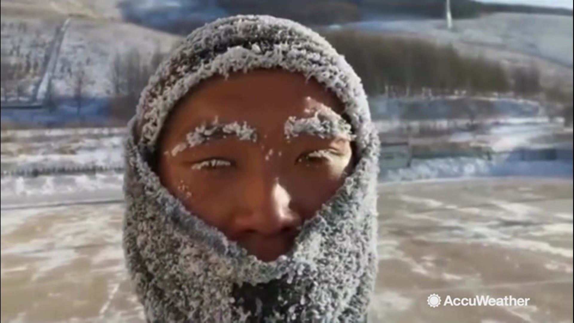 On Dec. 4, a group of firefighters from Inner Mongolia, China, trained in sub-zero temperatures that left them looking like popsicles at the end of their run.