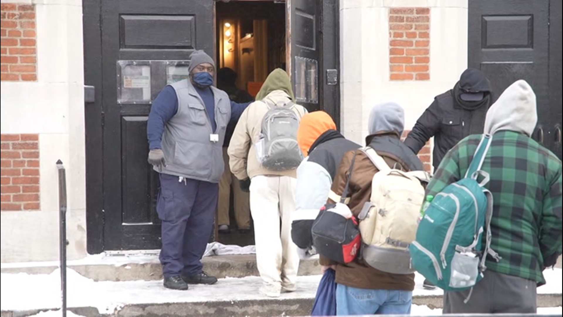 The Nashville Fairgrounds are serving as a homeless shelter and are remaining open during the day so people can stay warm.