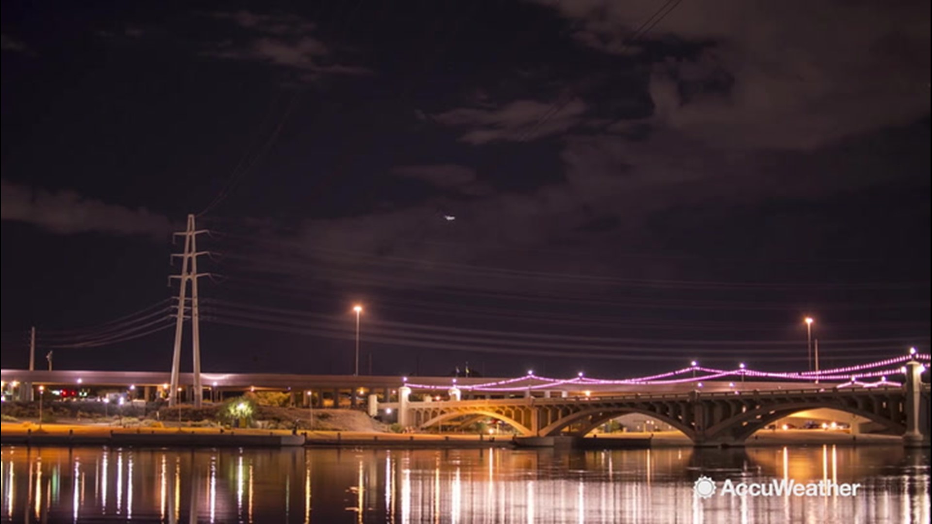 It was a peaceful evening in Tempe, Arizona, despite the potential for severe weather triggering flash flood warnings across Arizona on Sept. 22.
