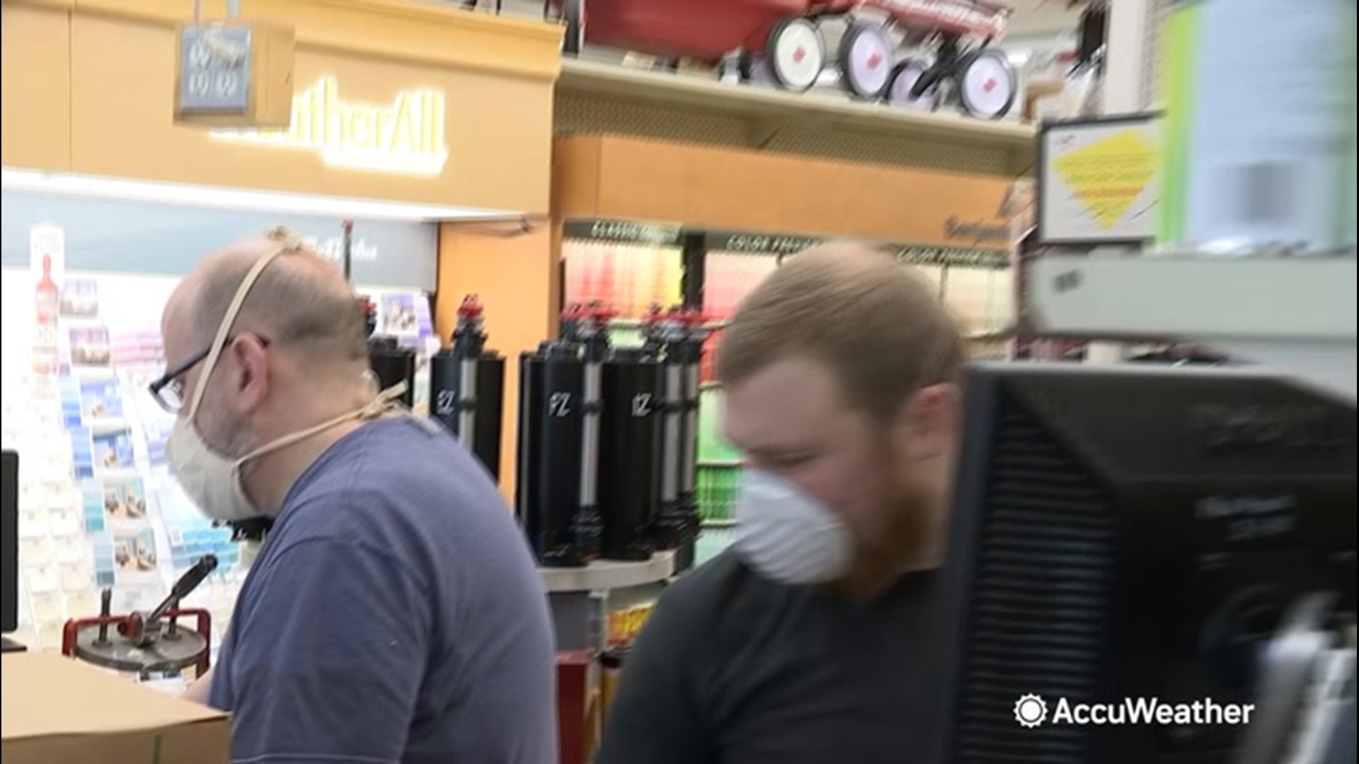 People spruce up their homes with a new coat of paint. Weather plays a factor in that. Blake Naftel visited a hardware store for some tips for the trade.