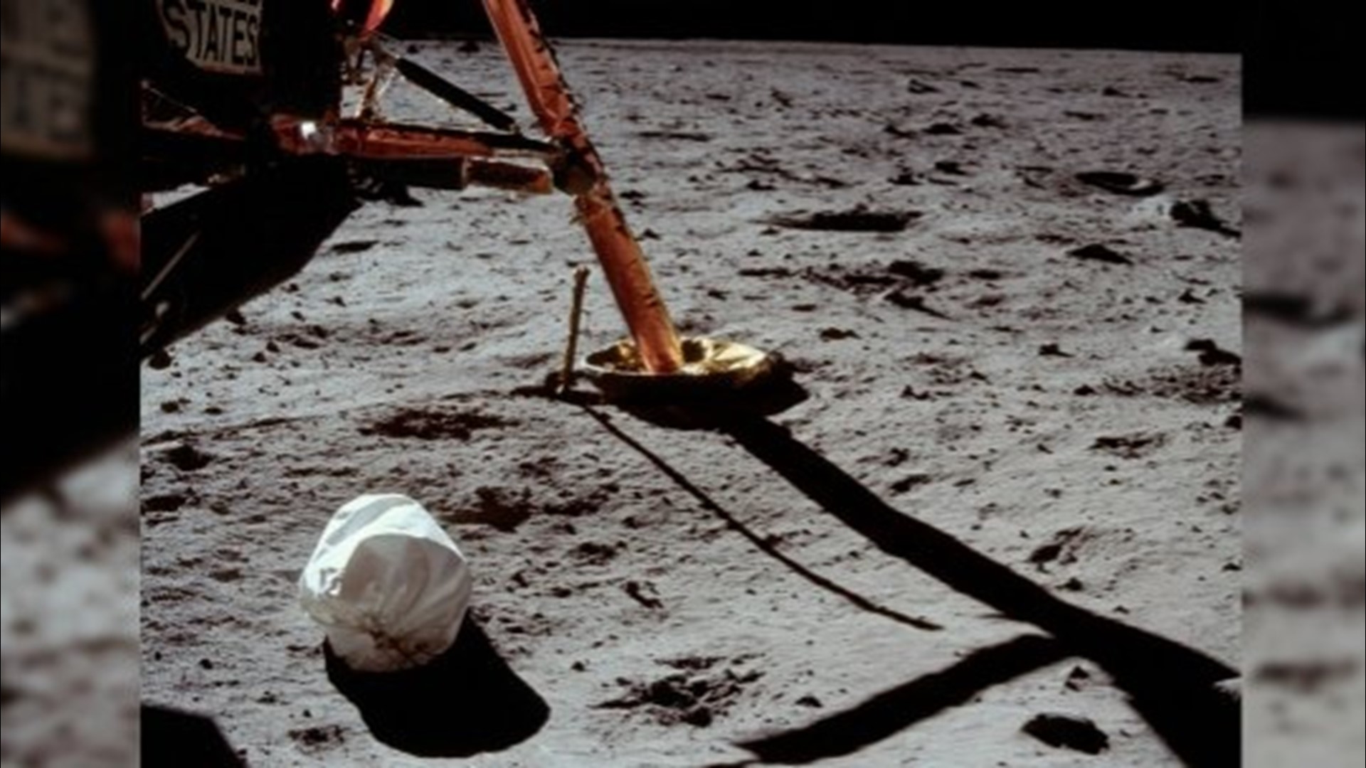 Apparently, we're just as good at littering the lunar surface as we are our own planet.