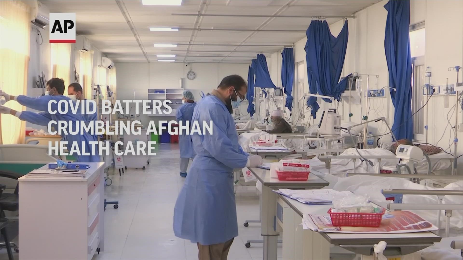 Afghans working in the few remaining hospitals face crumbling infrastructure and many have gone months without pay.