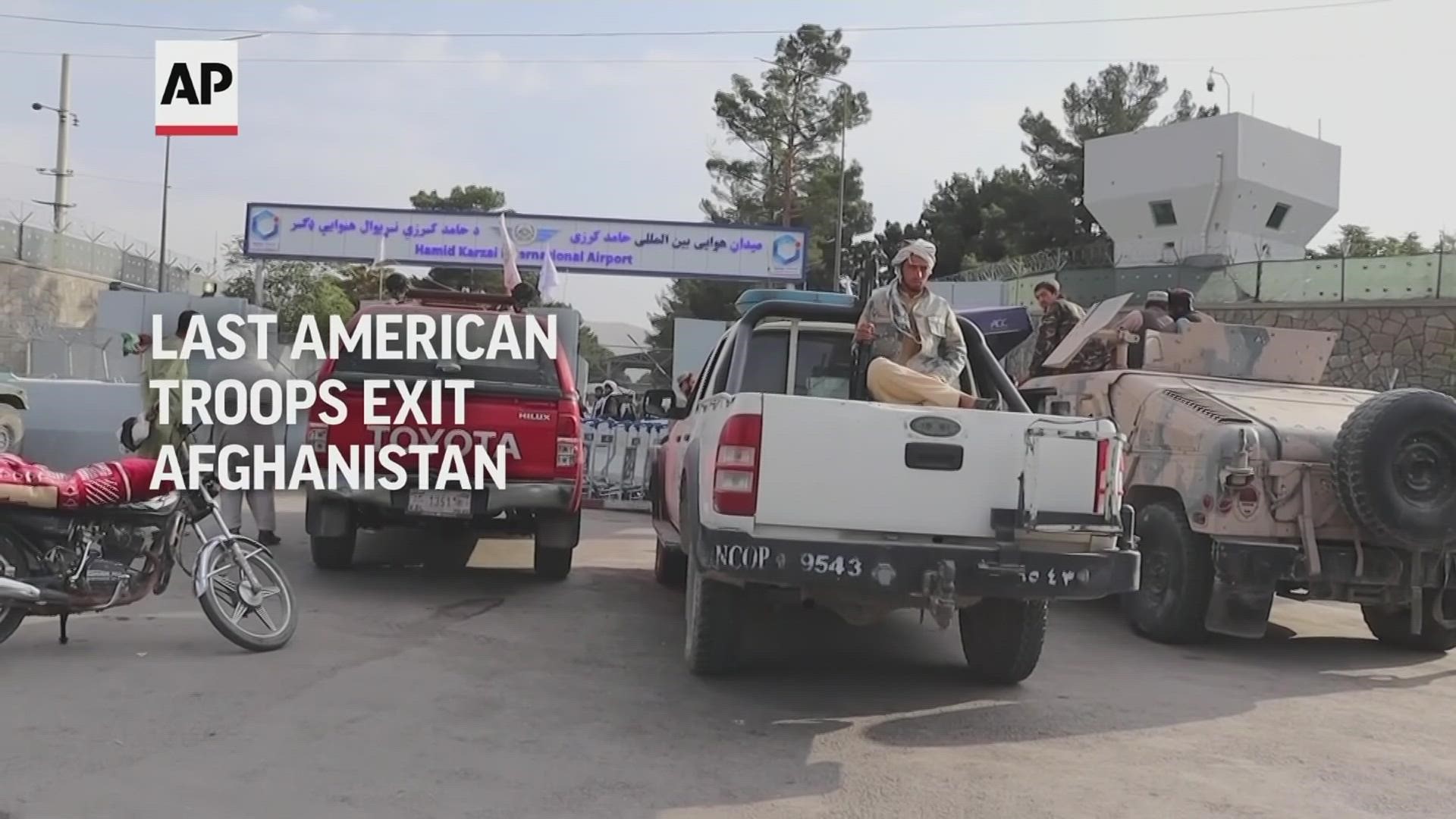 The United States completed its withdrawal from Afghanistan late Monday, ending America's longest war and closing a chapter in military history.