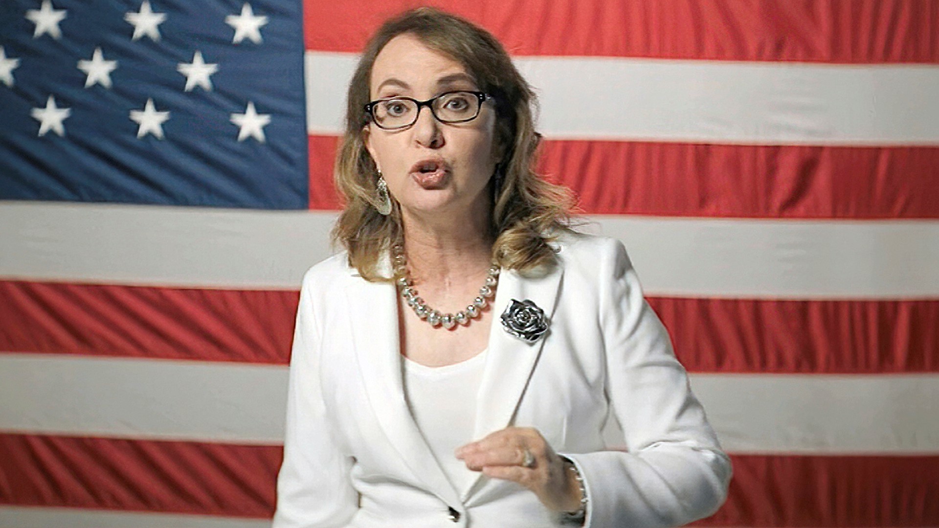 Former Rep. Gabrielle Giffords, a shooting survivor, speaks about gun violence and urges Americans to vote for Joe Biden at the Democratic National Convention.