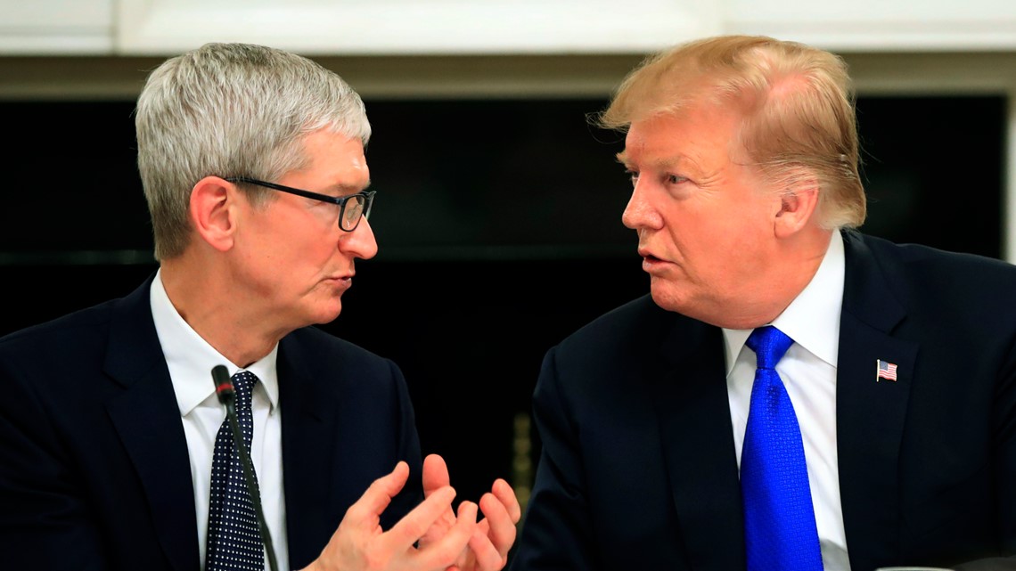 Apple CEO Tim Cook changes Twitter handle after Trump calls him 'Tim Apple'  | newscentermaine.com