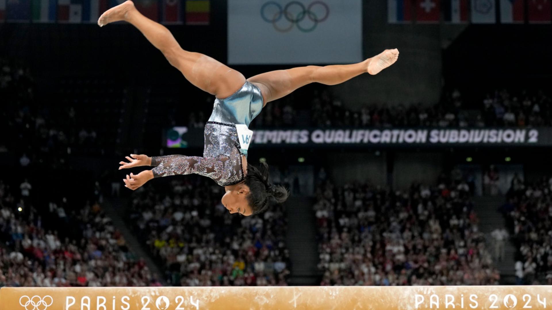 When will Simone Biles compete in individual events at Olympics