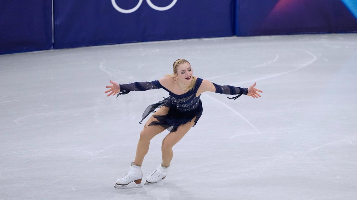 Amber Glenn makes her Olympic debut in women's free skate. Here's how she did.