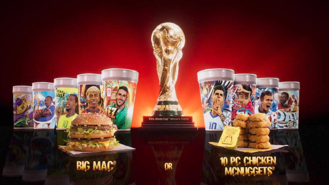 McDonald's コレクタブルカップ/USA McDonald's announces collectible cups, toys for World Cup meals