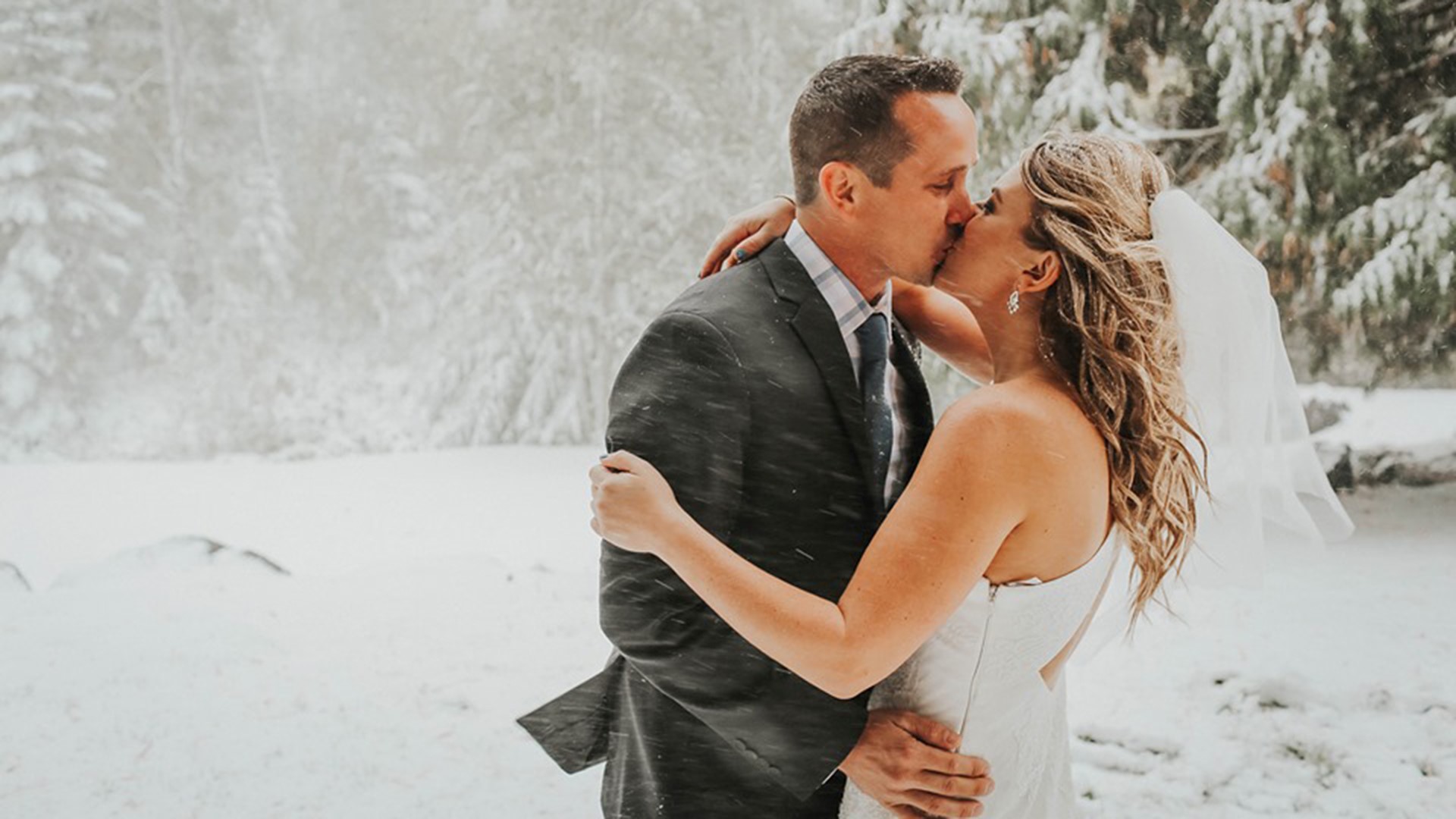 It's not supposed to dump more than a foot of snow in September in Spokane, Wash., but it did for Sean and Brittany Tuohy's wedding.