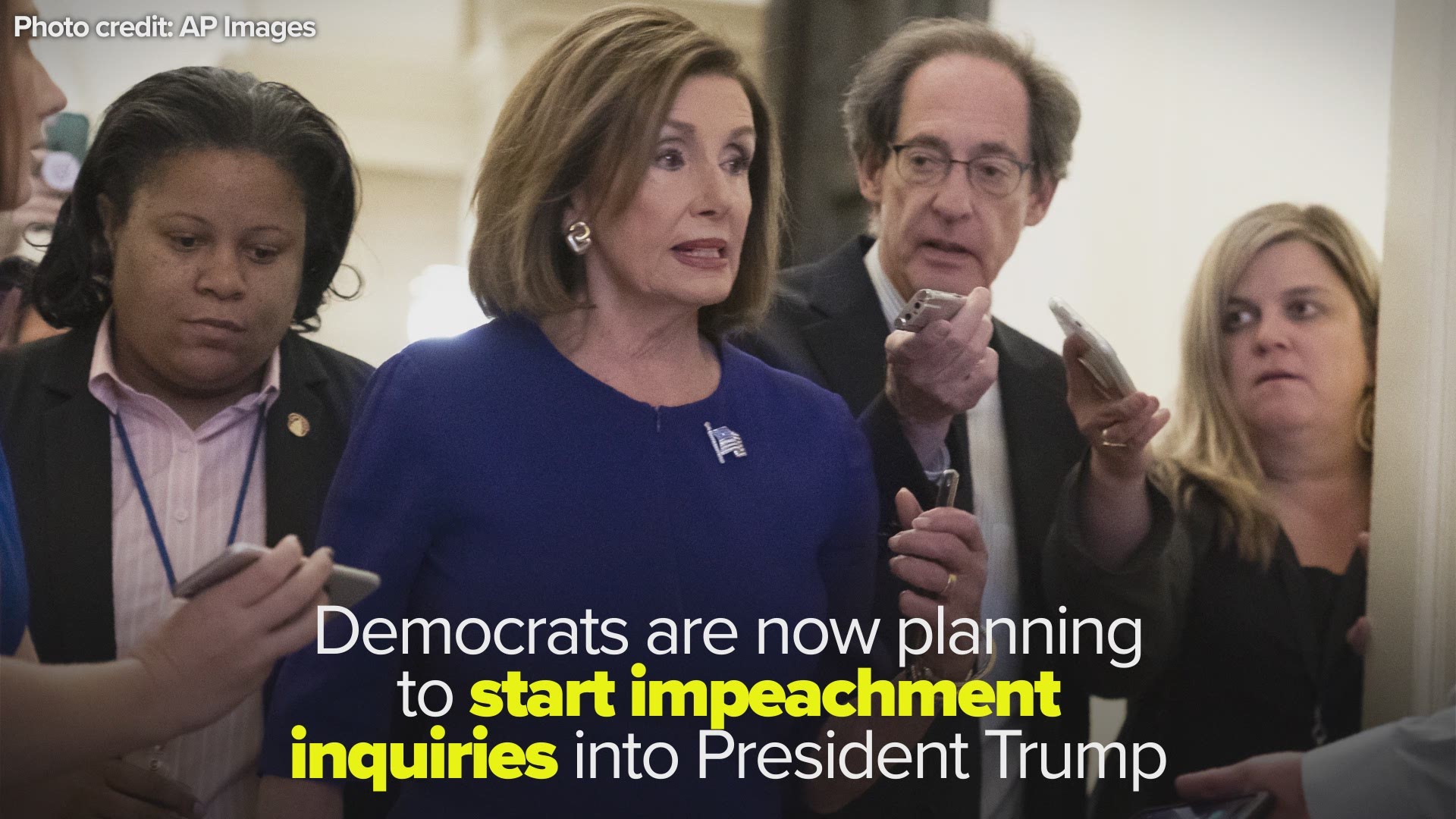 Speaker Nancy Pelosi has announced the House is moving forward with an official impeachment inquiry of President Donald Trump.