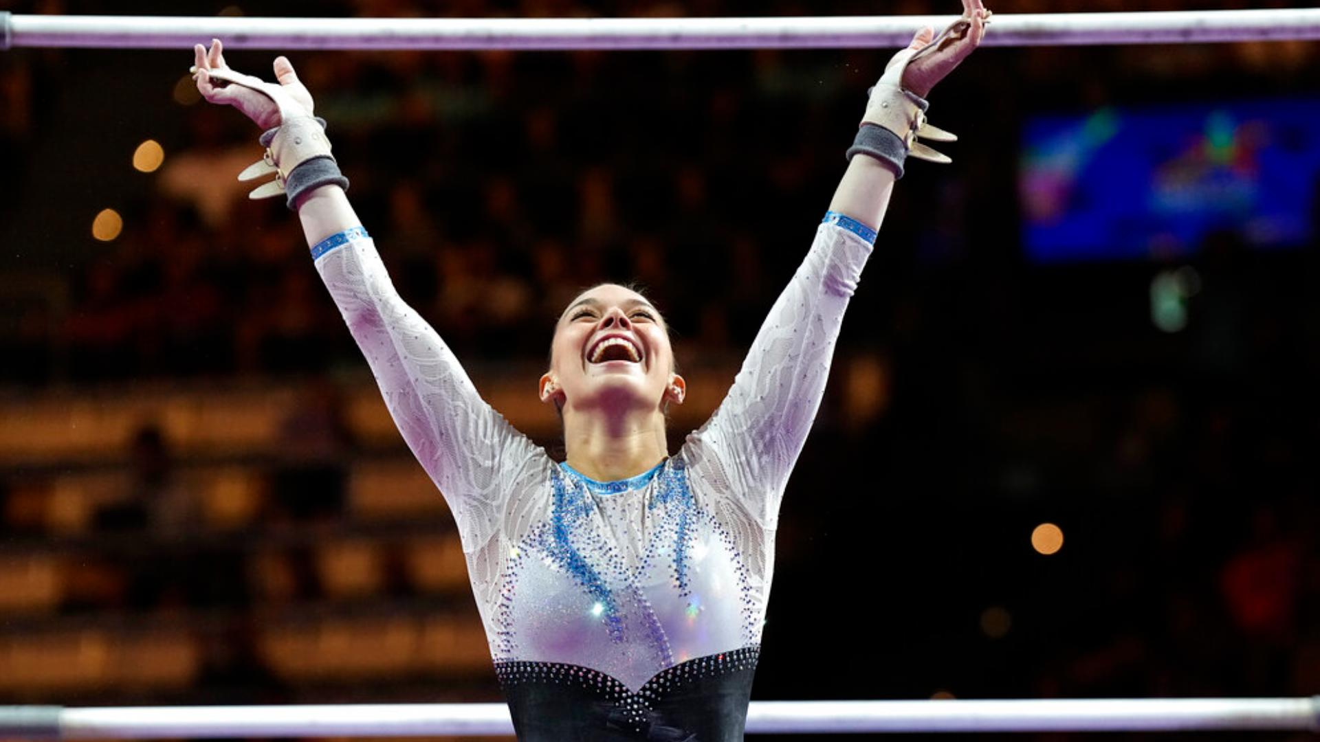 Italian gymnast goes viral for parmesan partnership