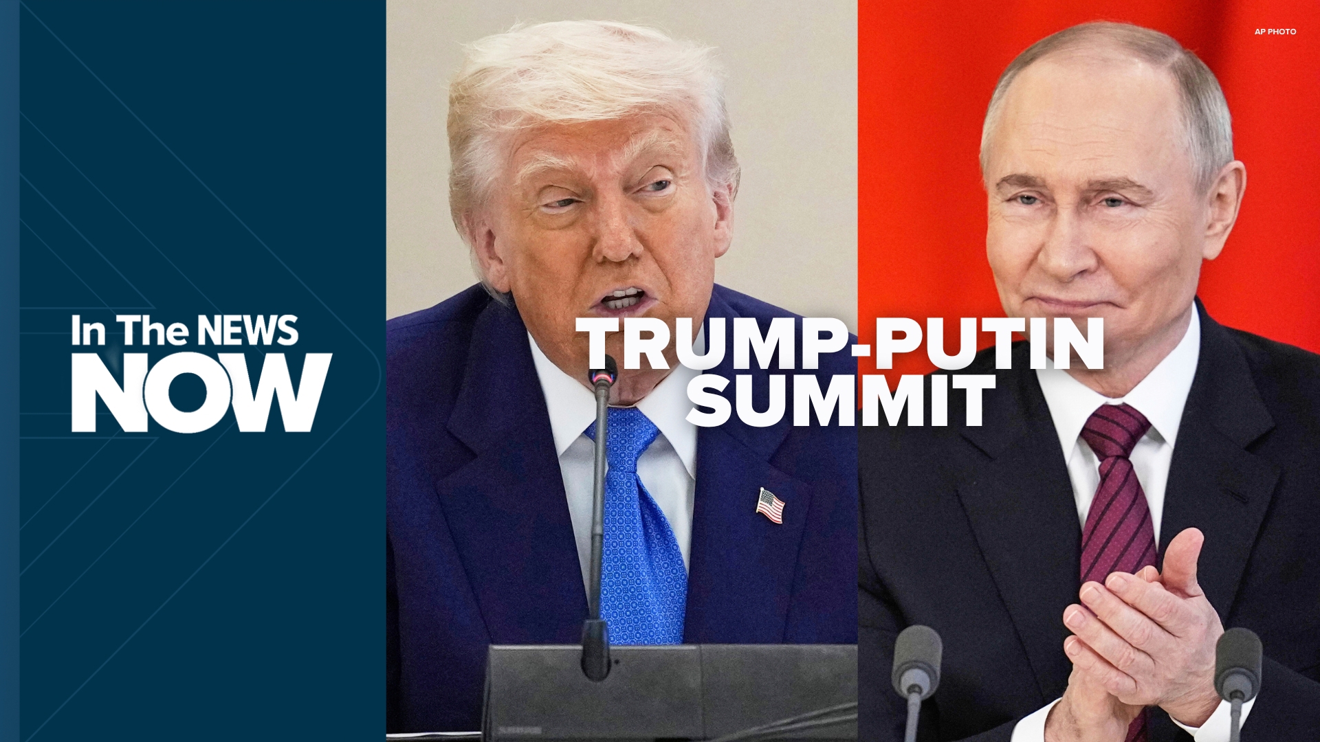 President Trump is set to discuss the war in Ukraine with Russian President Vladimir Putin in Alaska on Friday. It’s Putin's first trip to the U.S. since 2015.