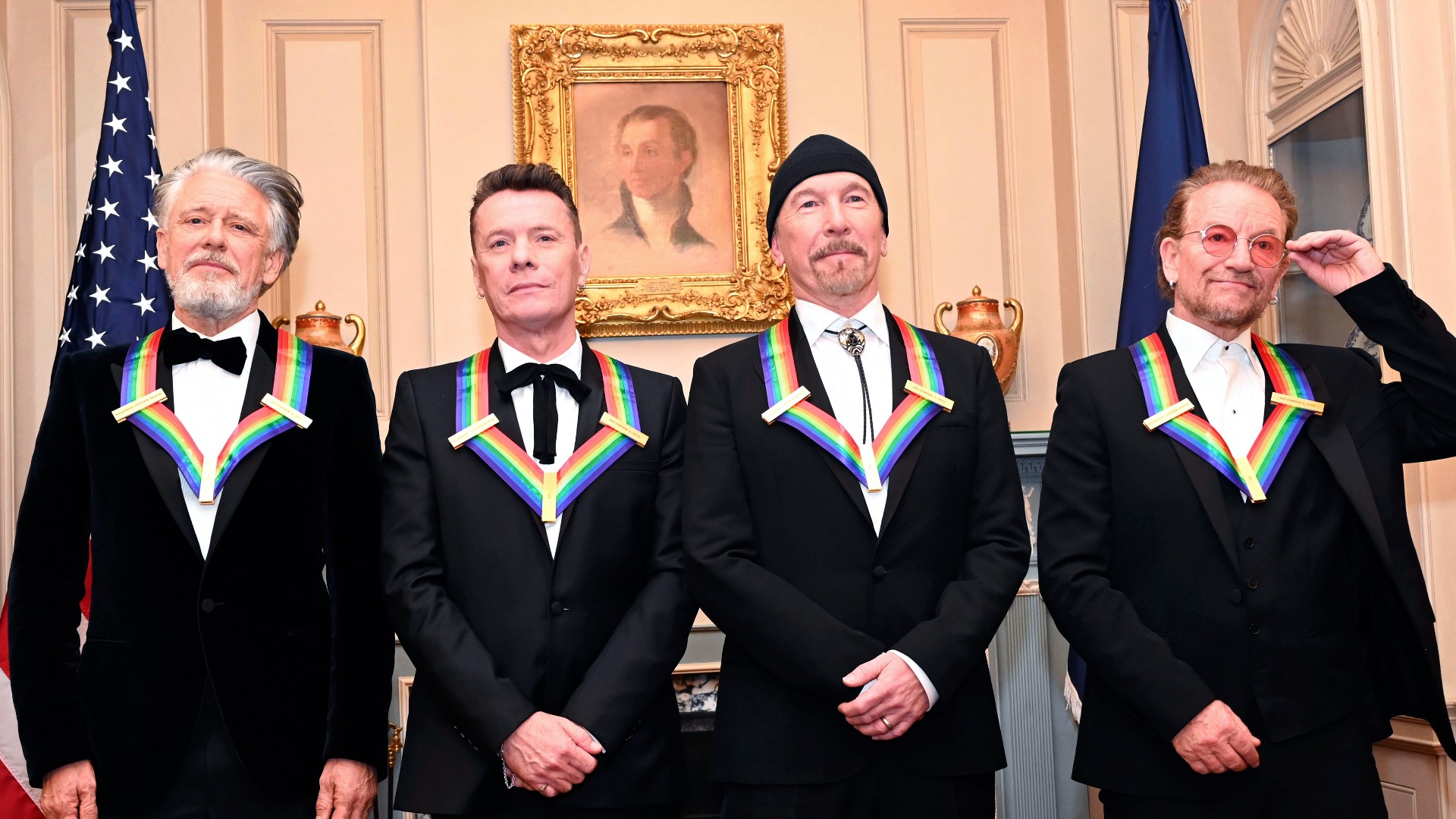 Kennedy Center honorees Clooney, Gladys Knight, U2