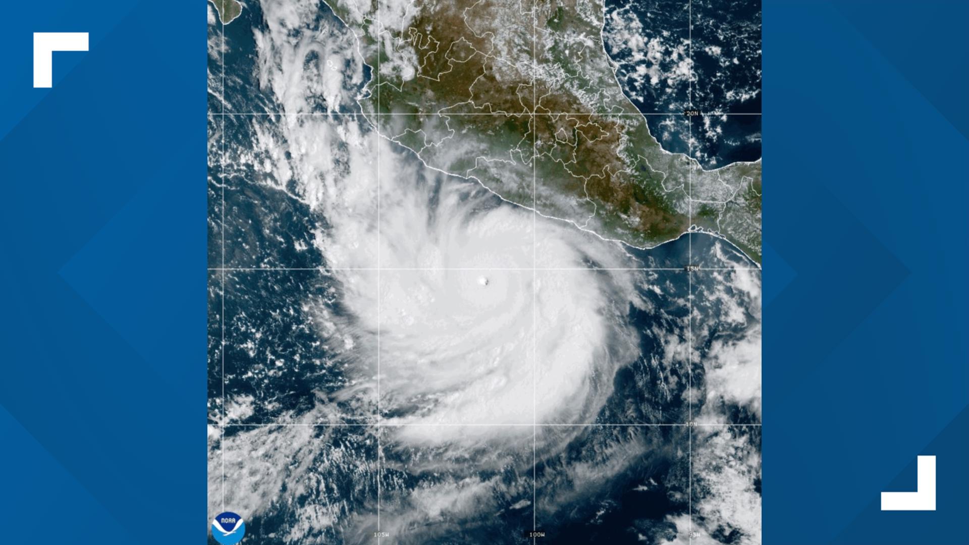 Coverage image for: 'One of the strongest storms ever': Hurricane Polo is churning off Mexico's Pacific coast