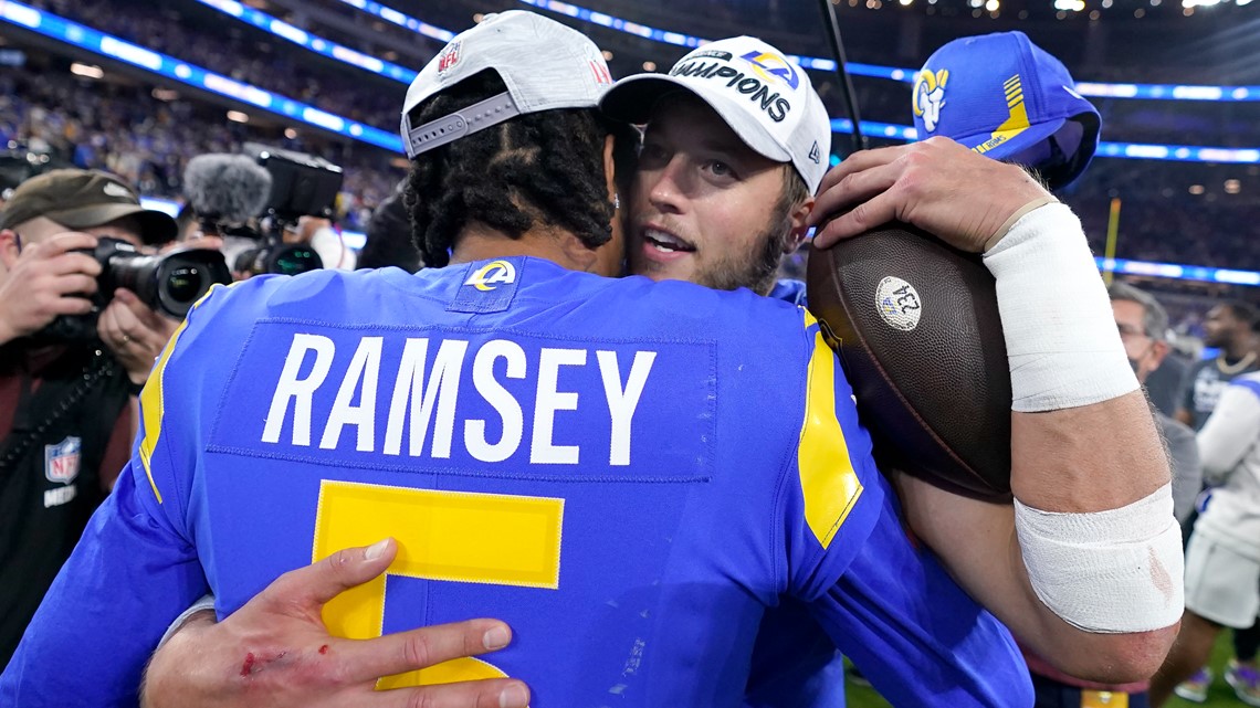 Matthew Stafford advances to first Super Bowl as Los Angeles Rams defeat  49ers