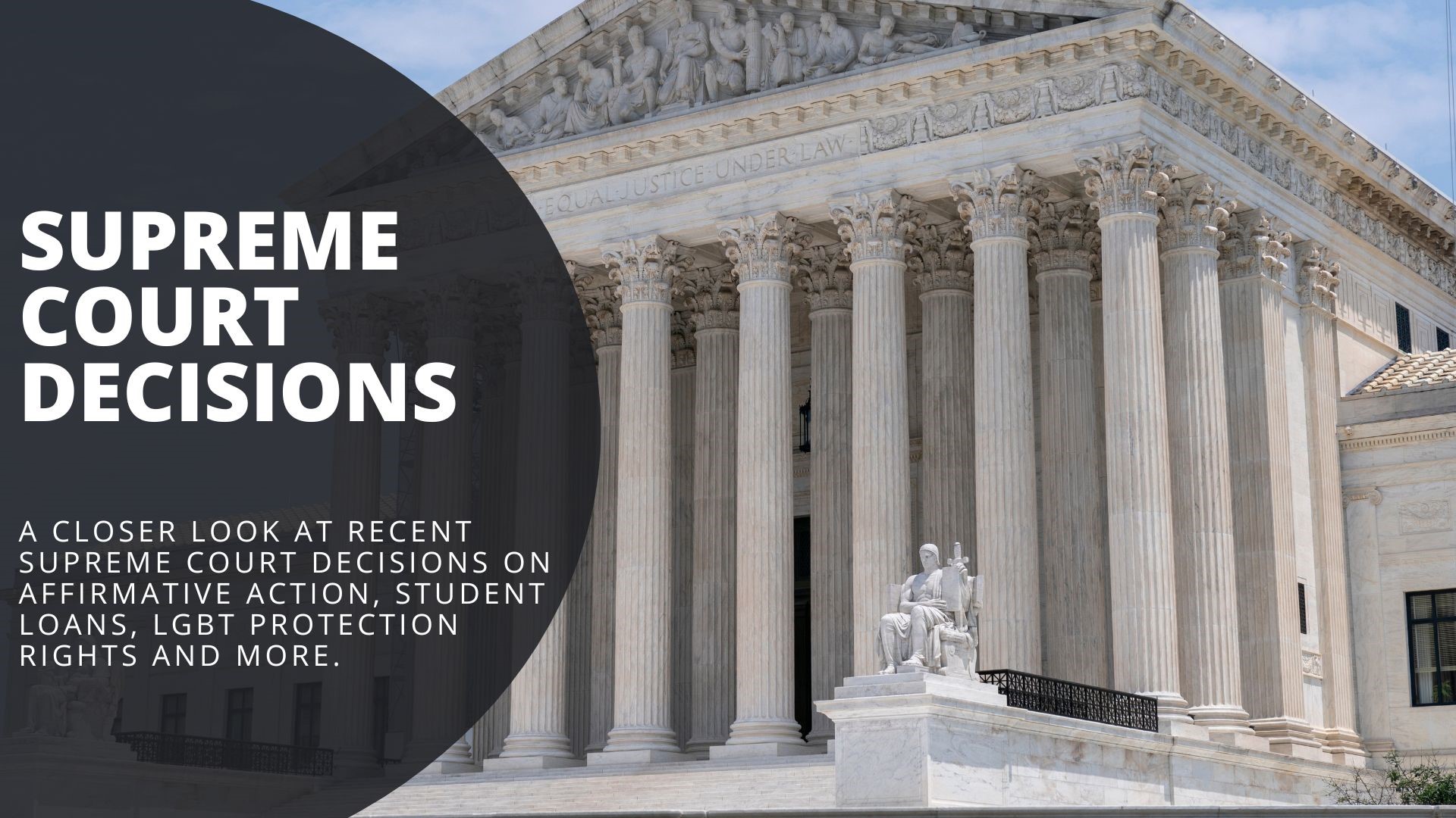 A look at some of the big cases the Supreme Court ruled on this term, including affirmative action and student loan forgiveness.