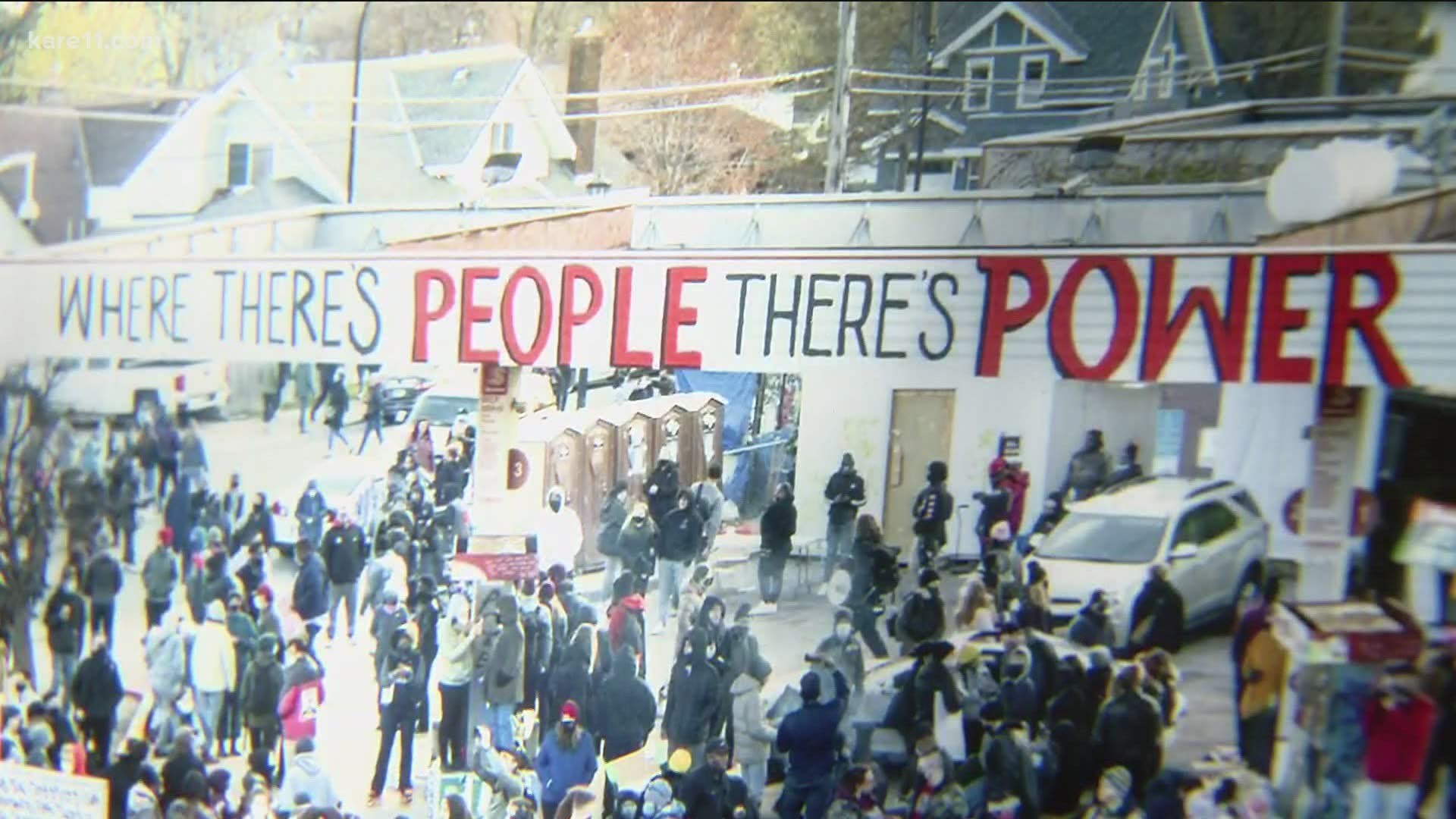 It has been one year since the murder of George Floyd. Crowds of people on Tuesday spoke about the many lessons that have been learned since his death