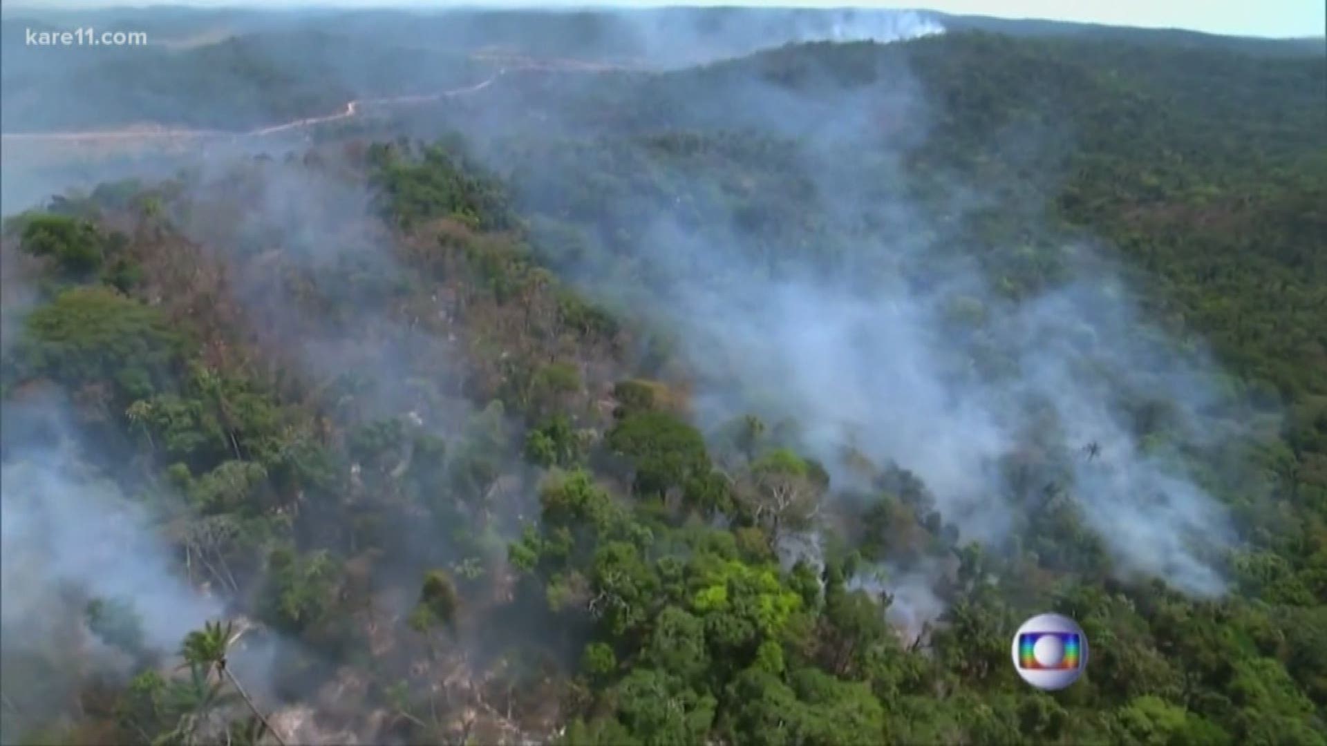 The Amazon Rain Forest is known as the lungs of the planet, absorbing increasing amounts of carbon dioxide. That's' why many are concerned about the explosion of fires there this summer.