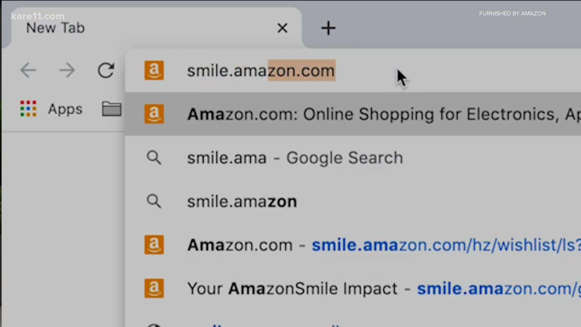 Here's the skinny; it's a slightly different web address, and if you use it, the company donates a portion of your purchase to the charity of your choice.