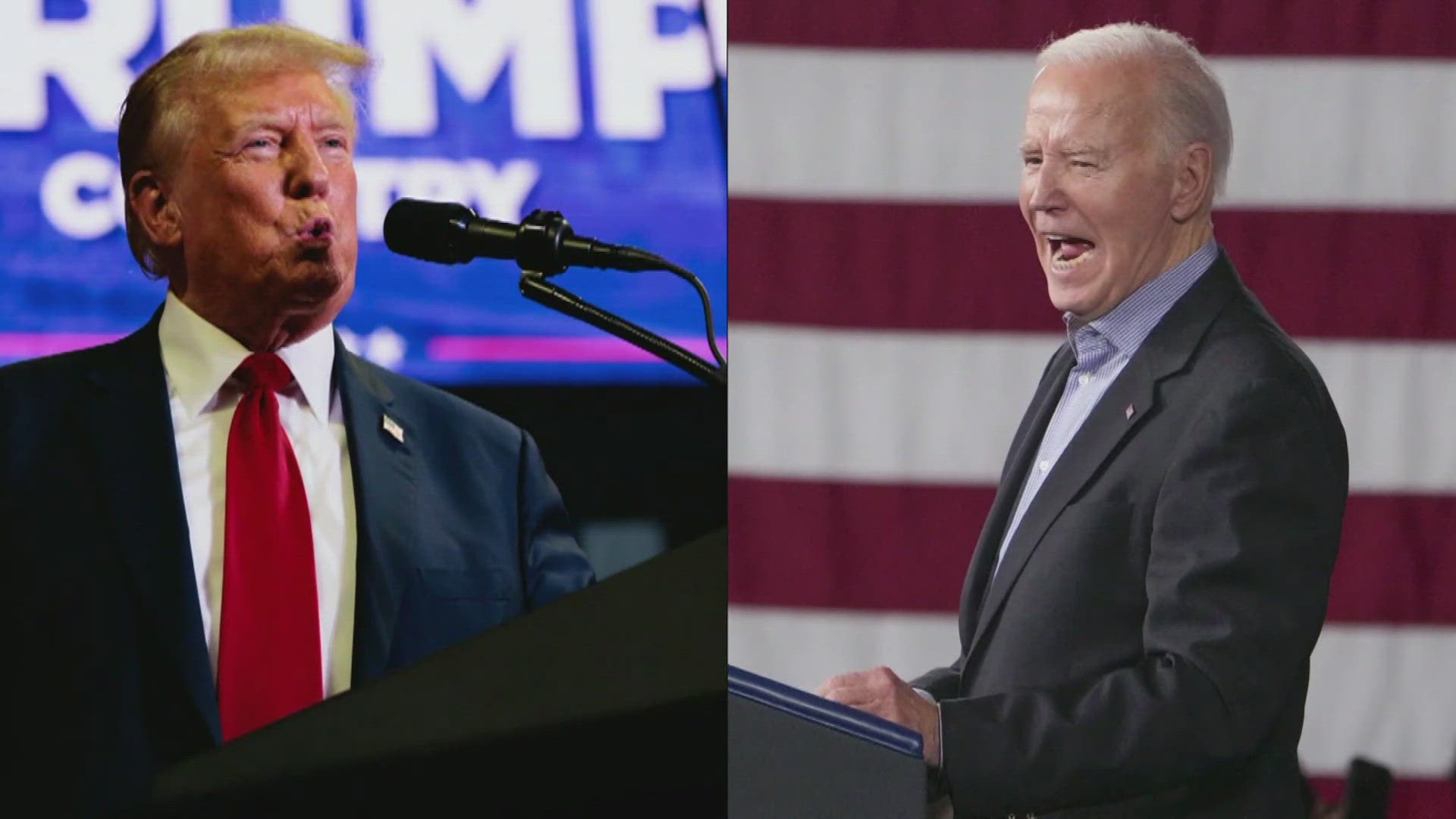 Mr. Trump is out on the campaign trail while Biden is spending time at Camp David preparing for debate with team of current and former advisors.