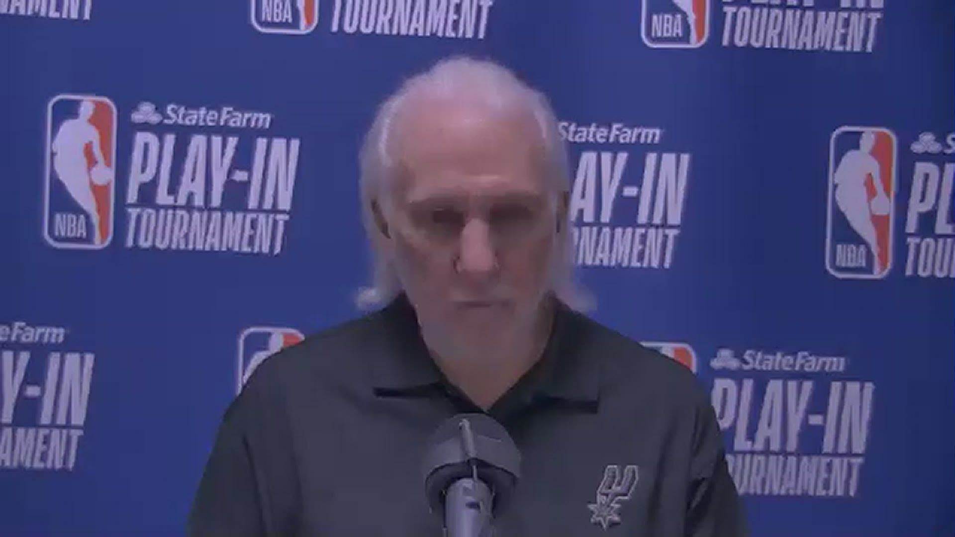 "I don't know if I've ever been more proud of a team that just doesn't quit," Popovich said after the Spurs erased a 21-point deficit but couldn't close out the win.
