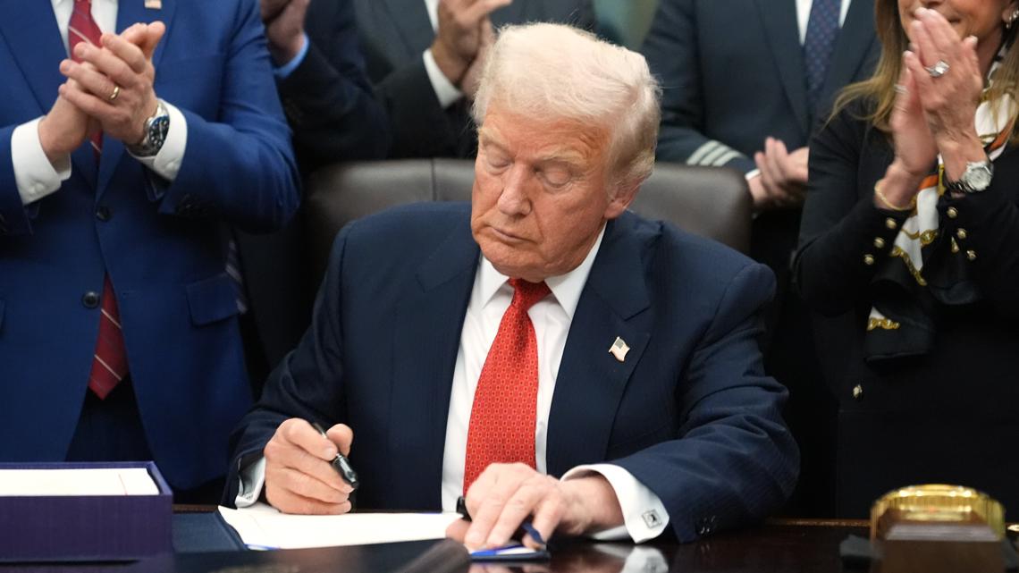 President Trump signs government funding bill, ending shutdown after a ...