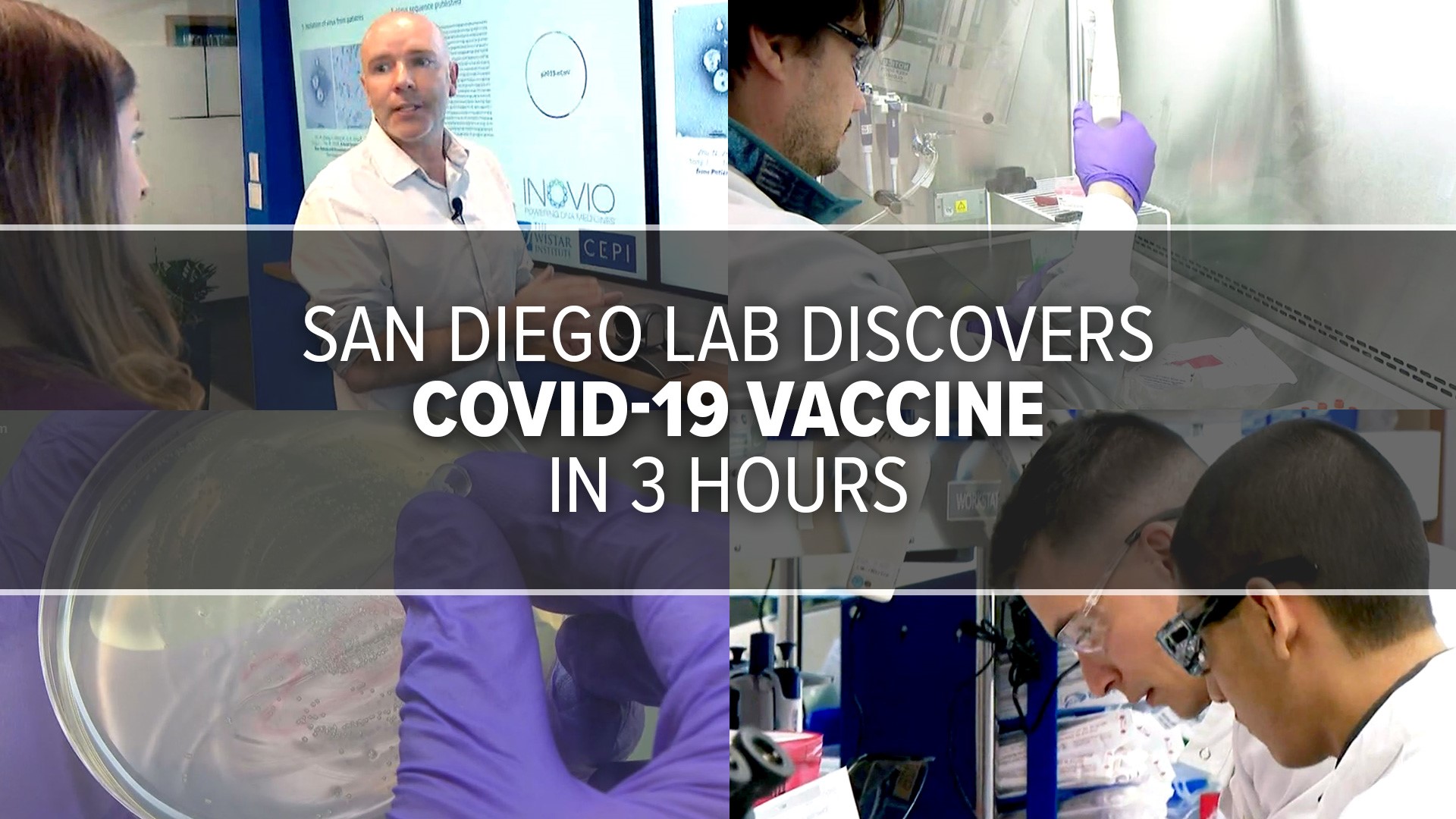Inovio Pharmaceuticals created a vaccine that is going through pre-clinical trials.