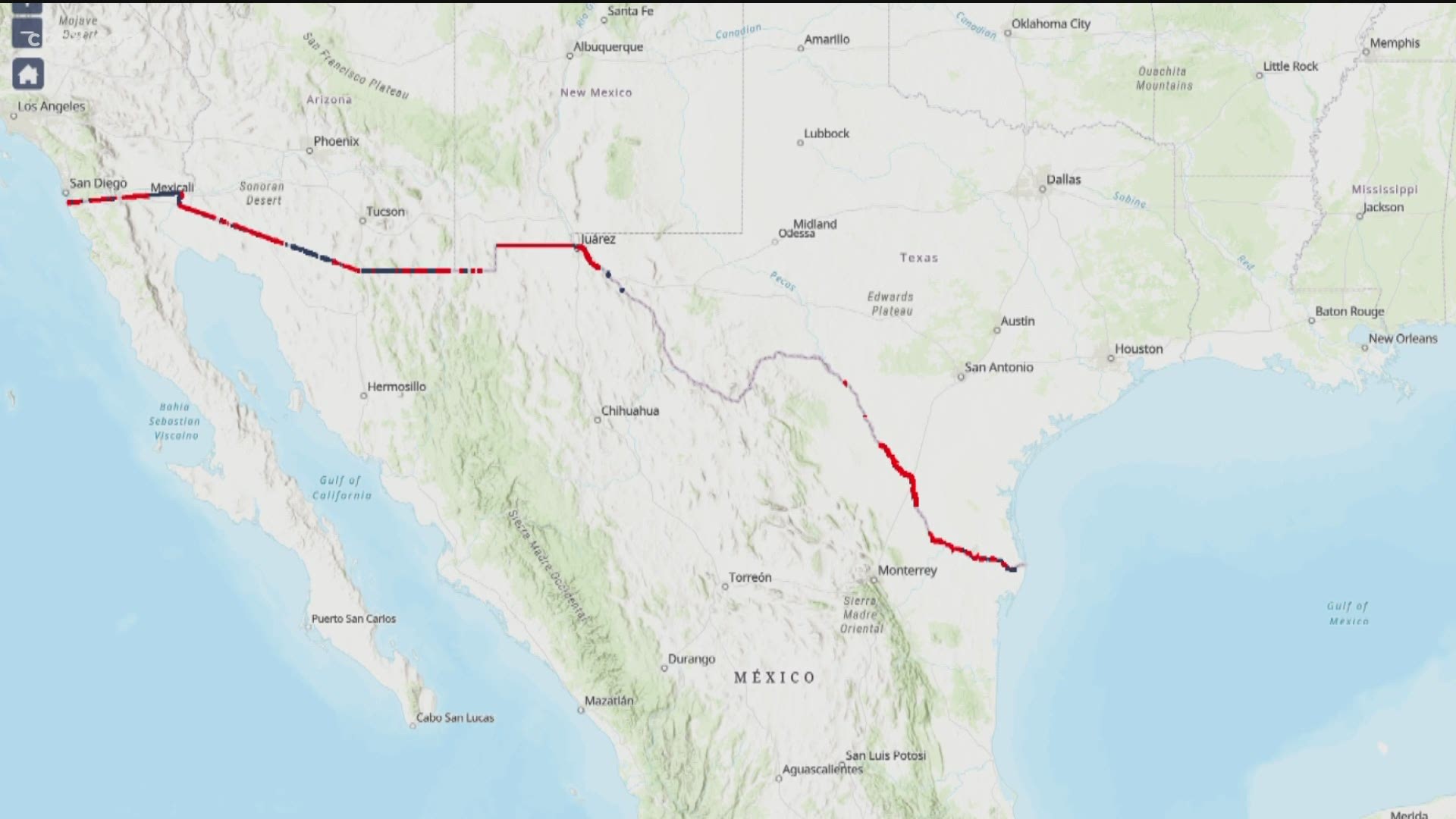 Since 2019, more than 340 miles of wall have been built using Pentagon funds, according to US Customs and Border Protection