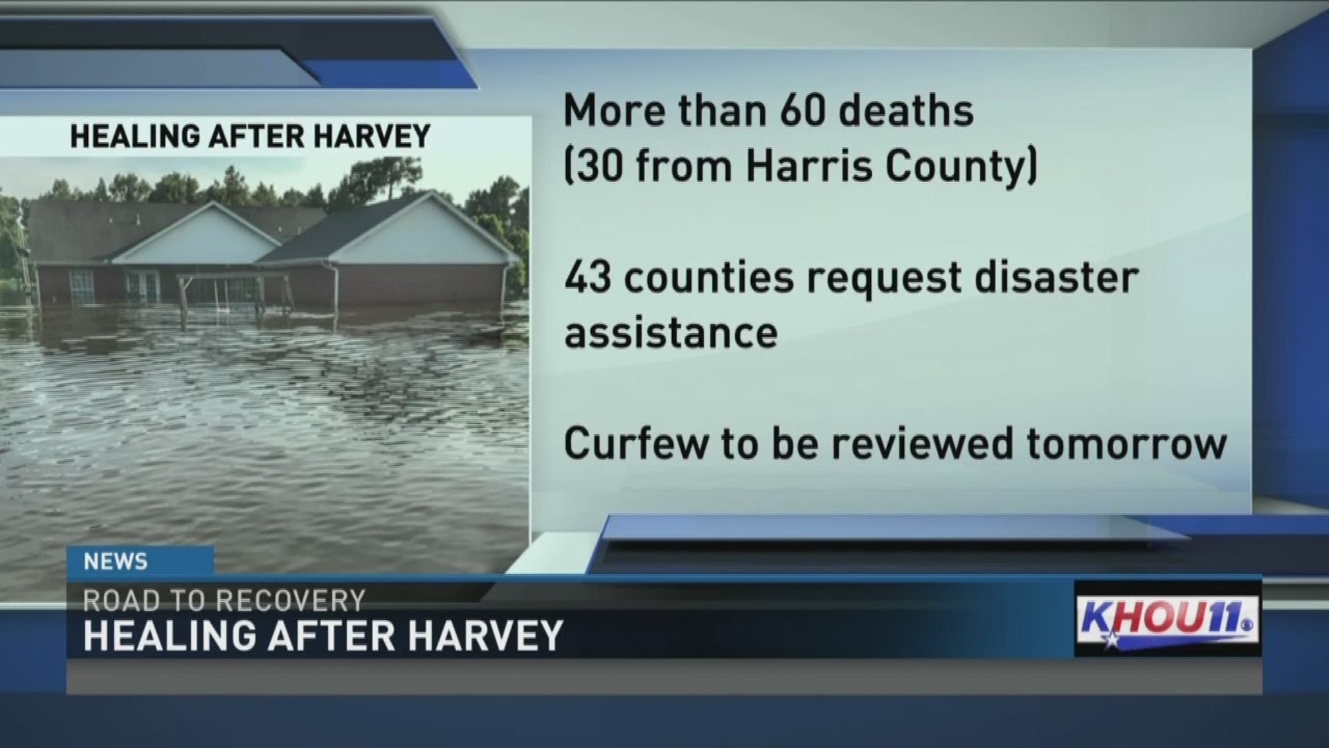 Officials now blame at least 60 deaths on Harvey after the storm dumped many feet of rain on several counties in a matter of days.