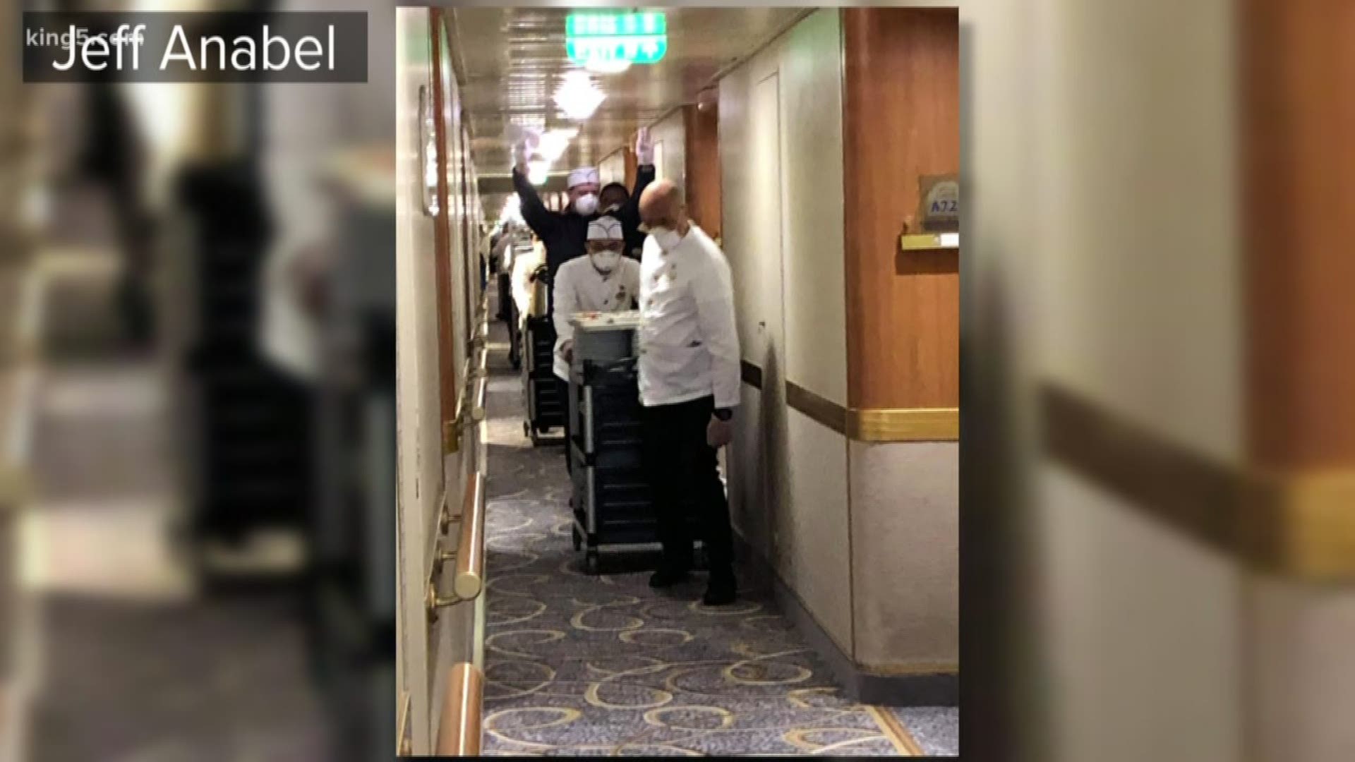 One Marysville woman is stuck on a cruise in Japan, quarantined to her room after passengers tested positive for coronavirus.