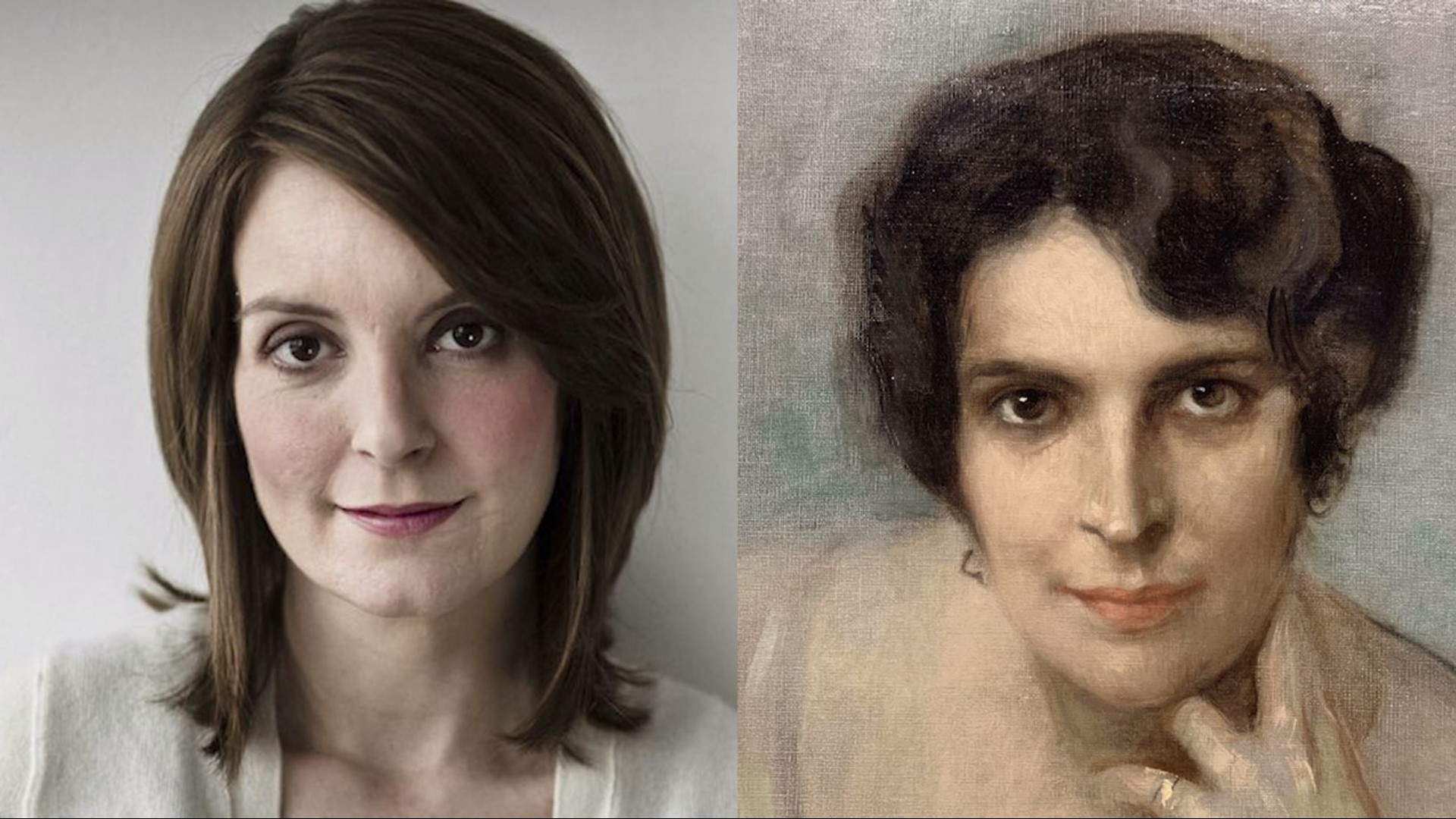 The 1917 portrait of a now-forgotten star of stage and screen hangs at Seattle's Frye Museum- and it bears resemblance with the 2021 Golden Globes cohost... right?!