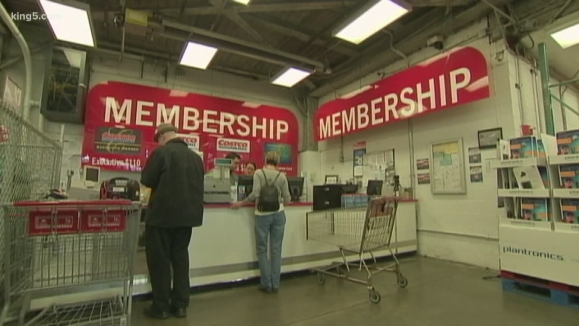 Starting Friday Costco will temporarily allow two people per membership card to go into the store.