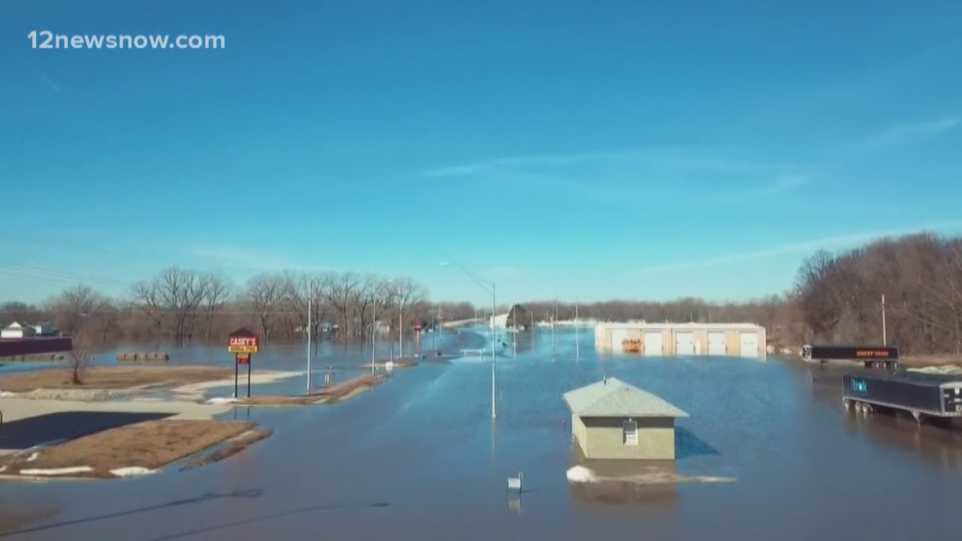 So far at least three people have been reported dead due to the waters.