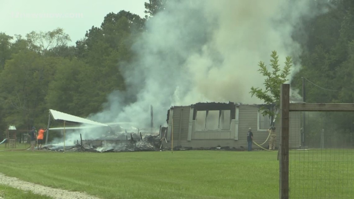 Newton County home destroyed in midday fire Sunday