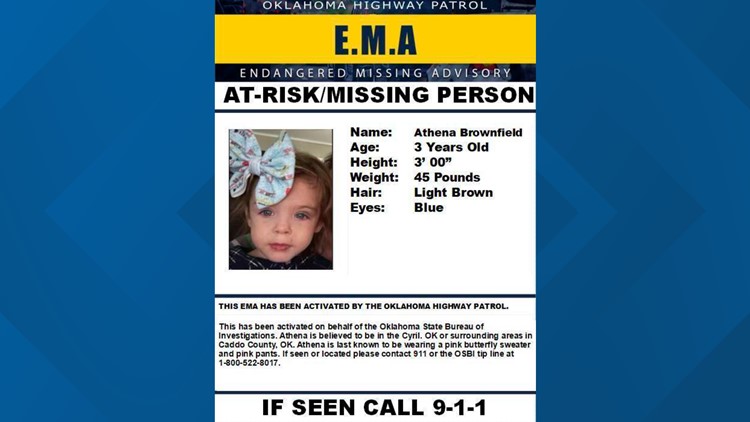 Search for Oklahoma girl, 4, turns to looking for her body