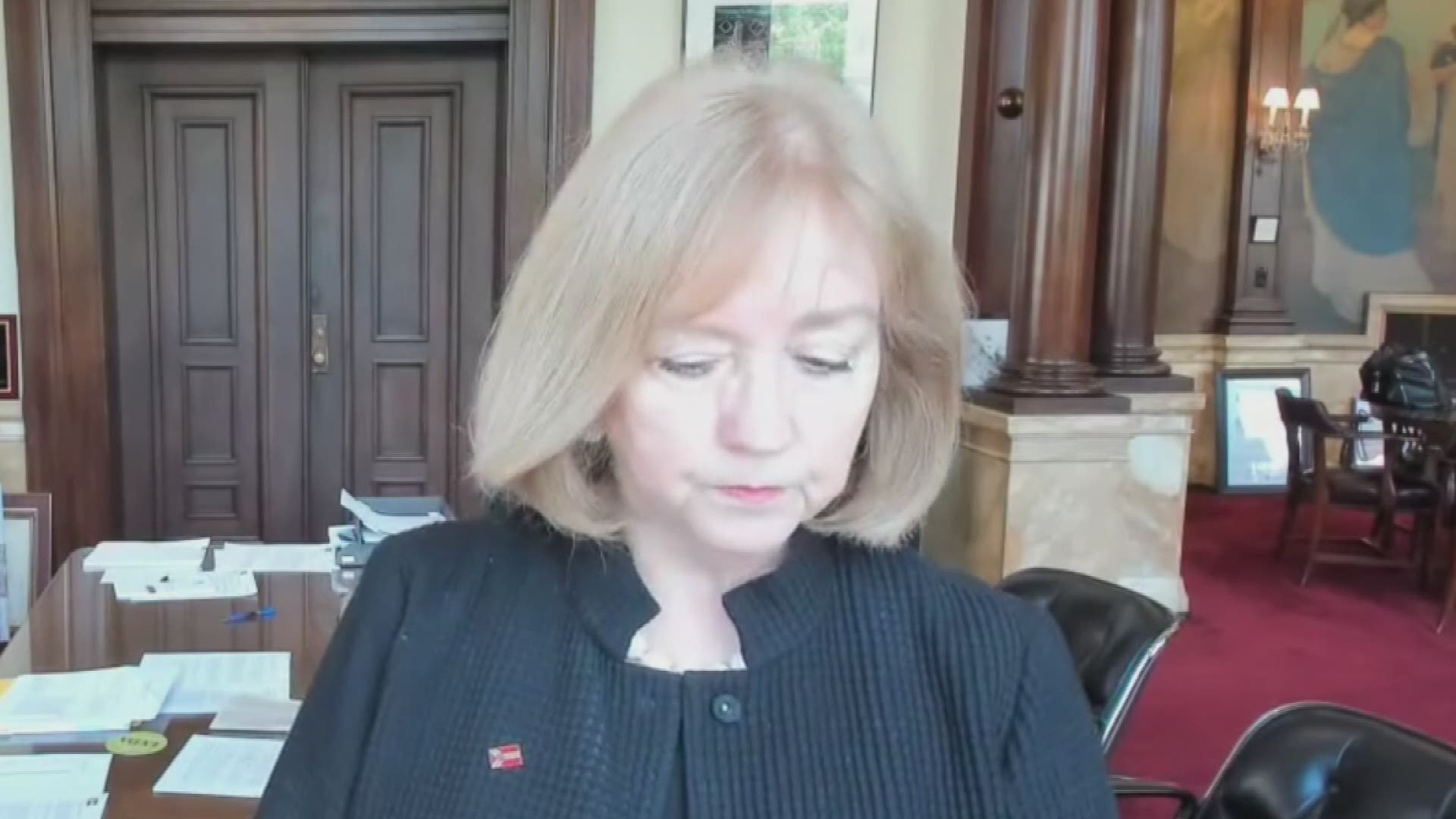 In the now-deleted Facebook video, Mayor Lyda Krewson read the first and last names of protesters who are calling on the city to defund the police department