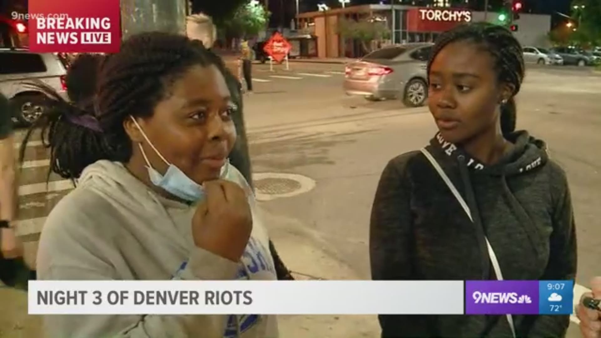 Two young women shared their perspective and said some have felt their peaceful protests have not worked.