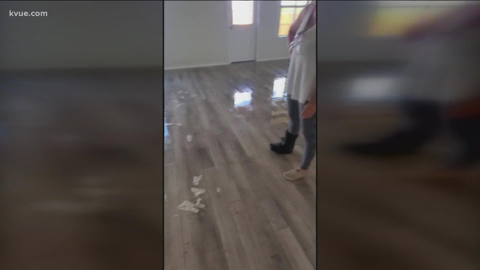 A Jarrell woman wants justice after vandals flooded her brand new home before she even moved in.