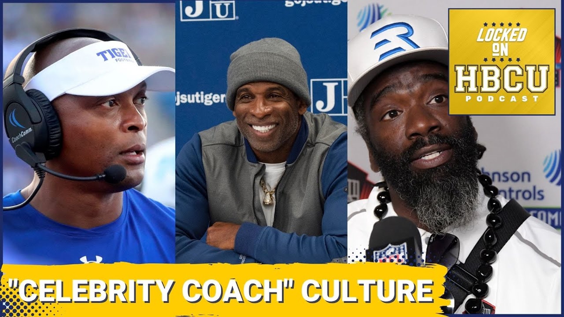 Eddie George, Deion Sanders, and Ed Reed are the 3 coaches people think of when thinking of “celebrity” coaches.
