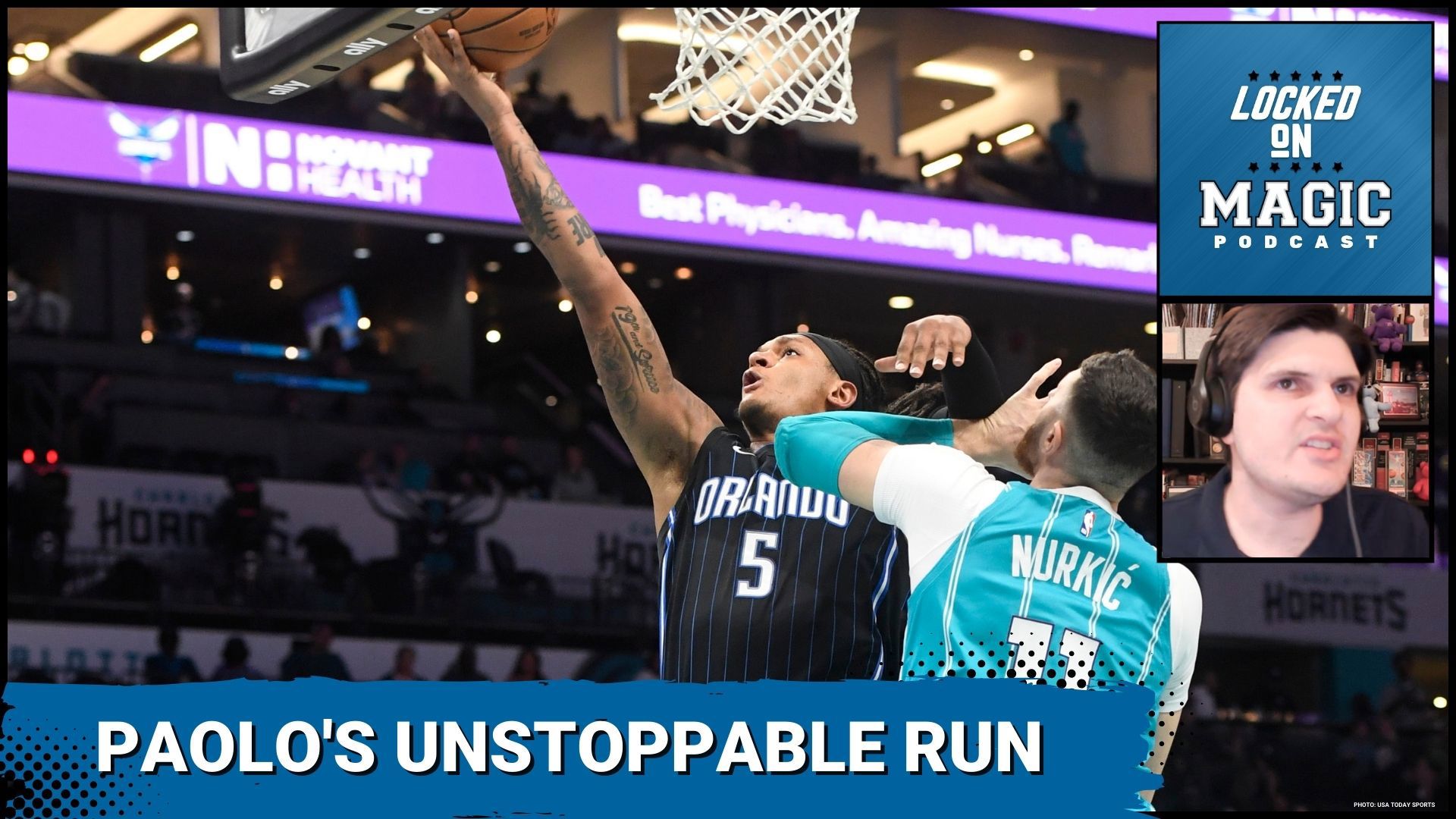 Orlando Magic secured third straight win against the Charlotte Hornets 111-104. Paolo Banchero continued his stellar performance with 32 points.