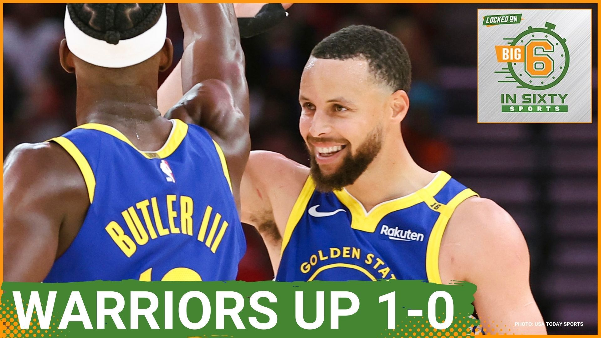 The Warriors beat the Rockets in Houston and the Celtics blow out the Magic. The Cavs dominate the Heat and Nico Iamaleava chooses UCLA.