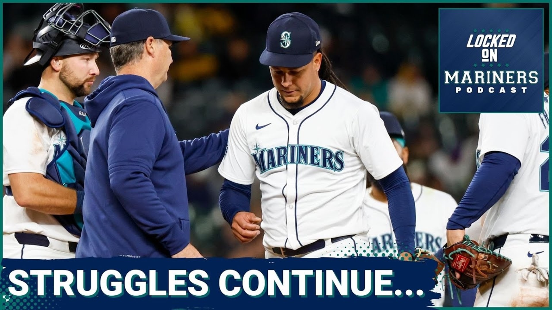 Luis Castillo's struggles continued on Tuesday night, with the Mariners' ace surrendering four runs on 10 hits to the Guardians in nearly six innings of work.