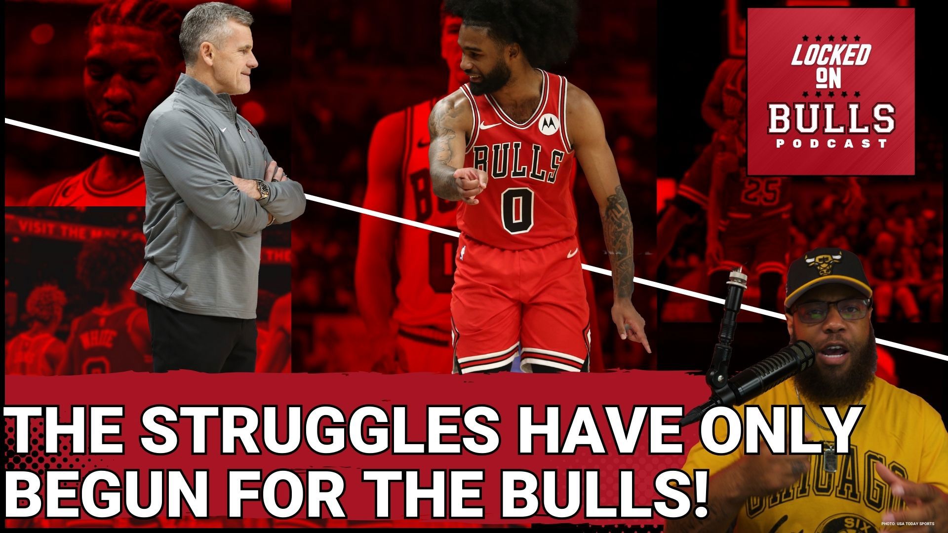 Haize focuses on the Chicago Bulls' ongoing struggles and the potential for improvement. The discussion highlights recent losses to the Cleveland Cavaliers and Houst