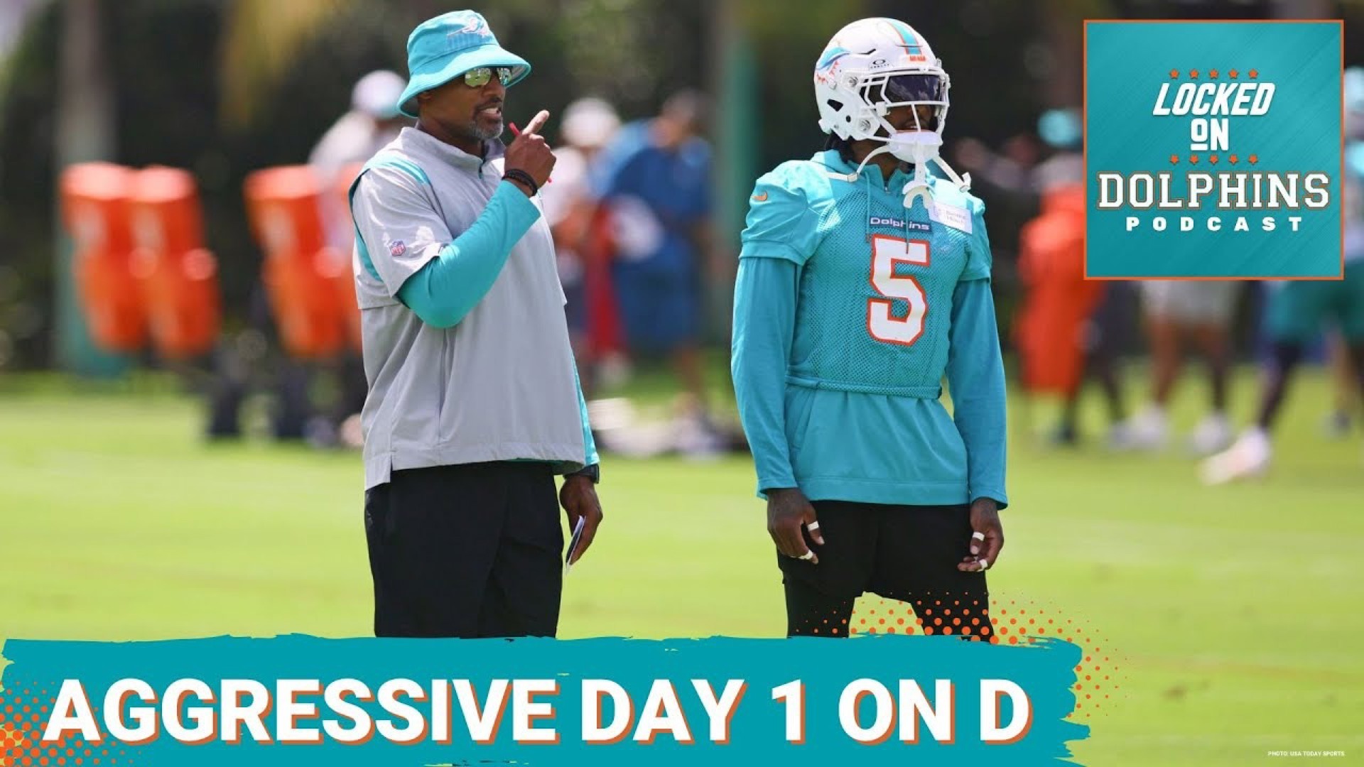 And we're off! The Dolphins were back on the practice field for an opening practice of training camp on Wednesday.