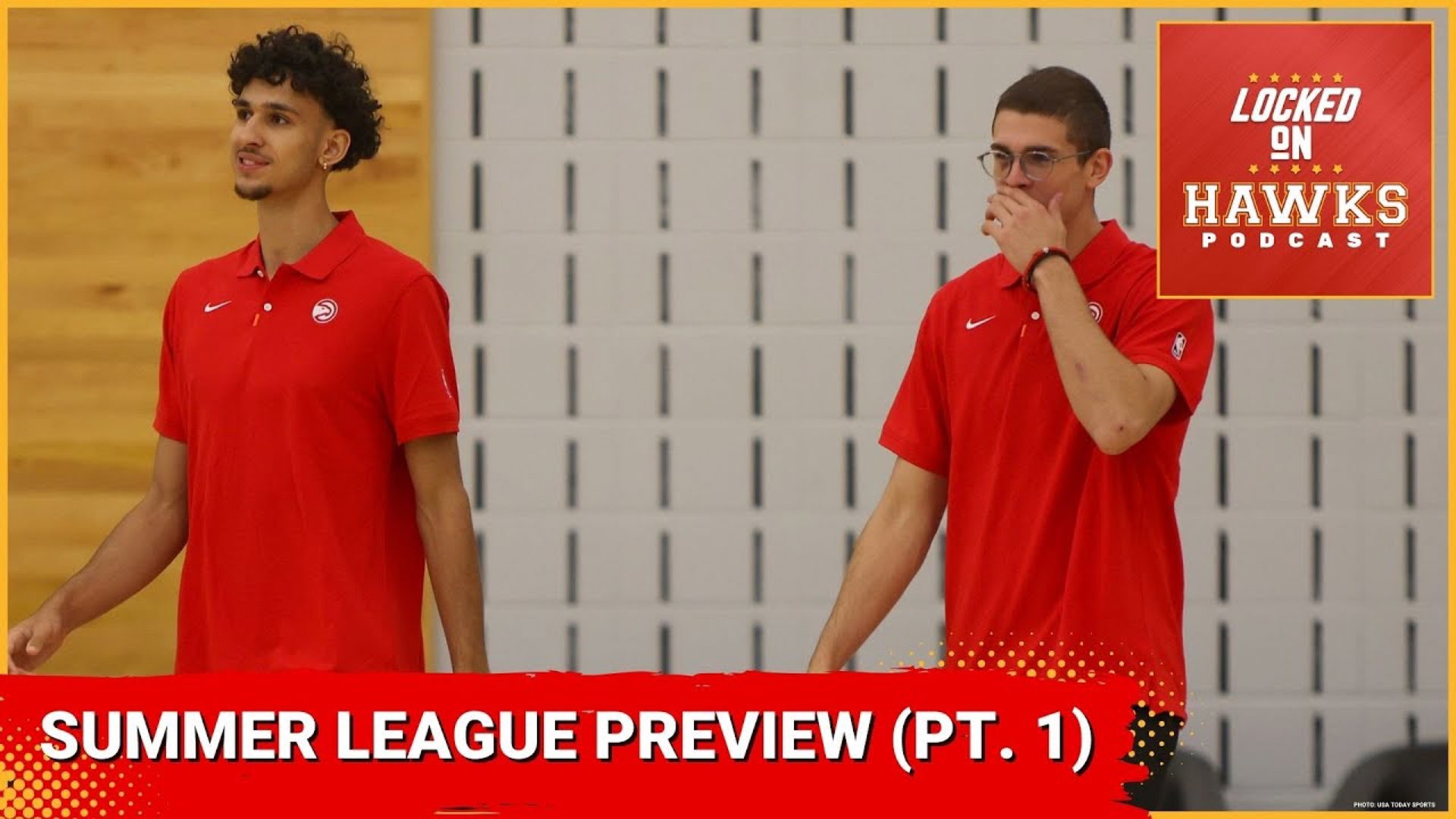 The conversation focuses on the Atlanta Hawks at NBA Summer League