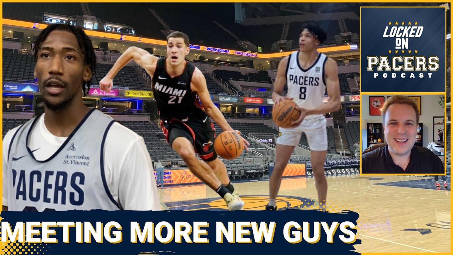New Pacers Enrique Freeman, Cole Swider and Quenton Jackson, interviewed by those who know them best