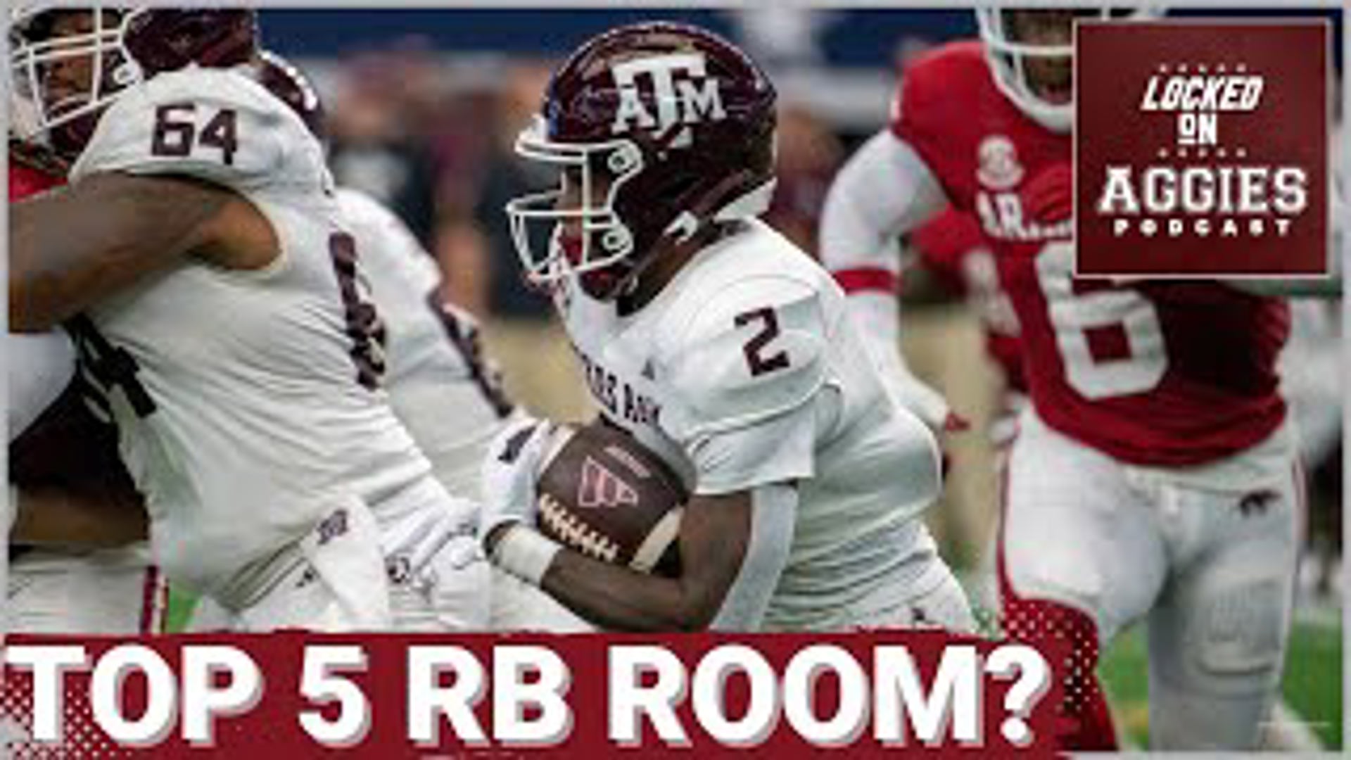 On today's episode of Locked On Aggies, host Andrew Stefaniak breaks down why he believes the Texas A&M Aggies are going to have a top-five running back room.