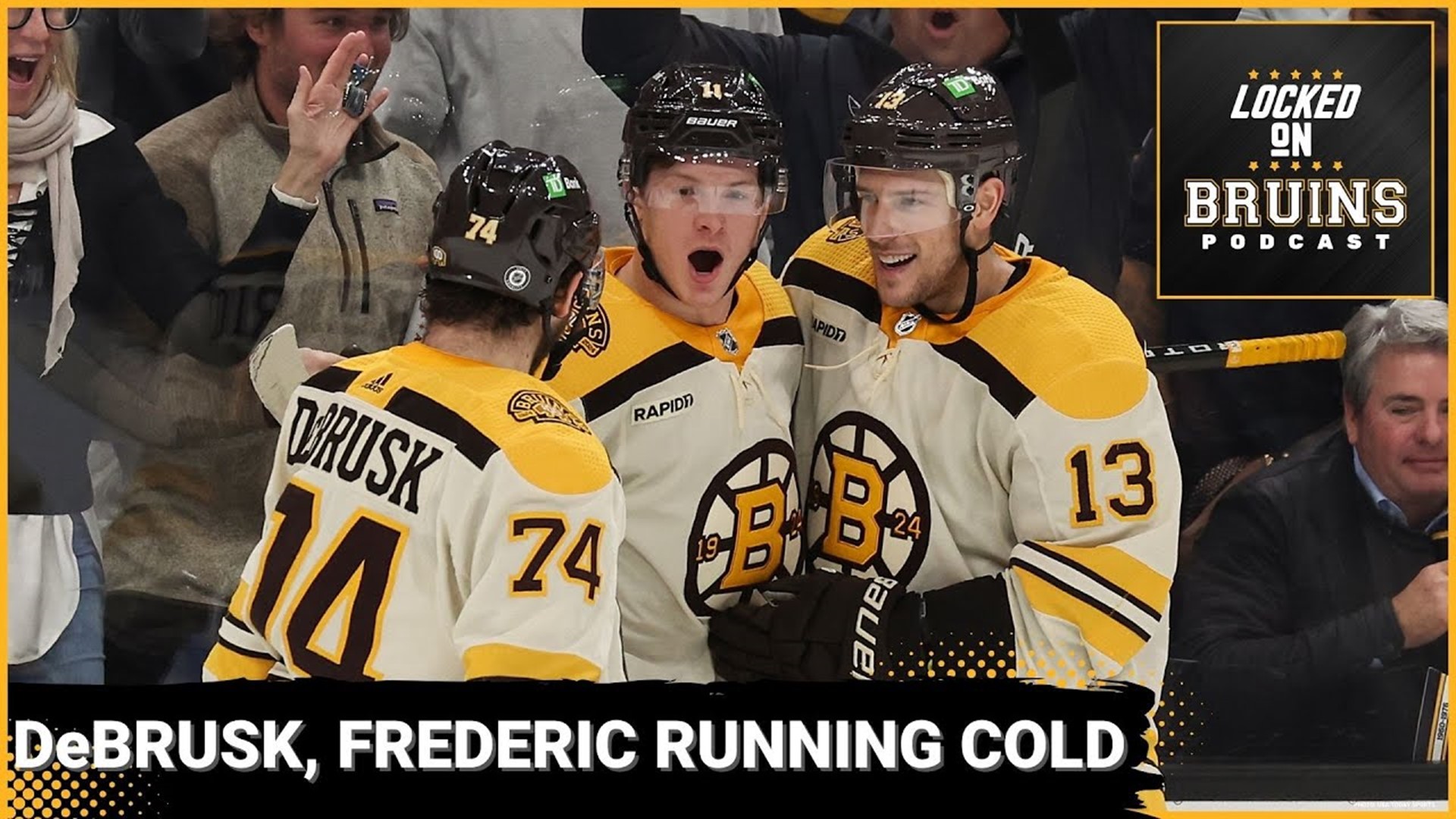 How the Bruins are trying to get DeBrusk, Frederic running warmer + Power Rankings, Canes preview